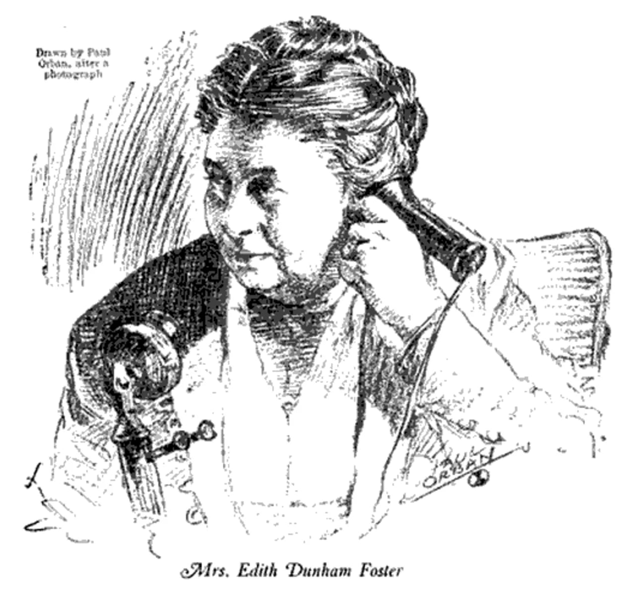 Portrait of Edith Dunham Foster (1864–1950) – memorial page