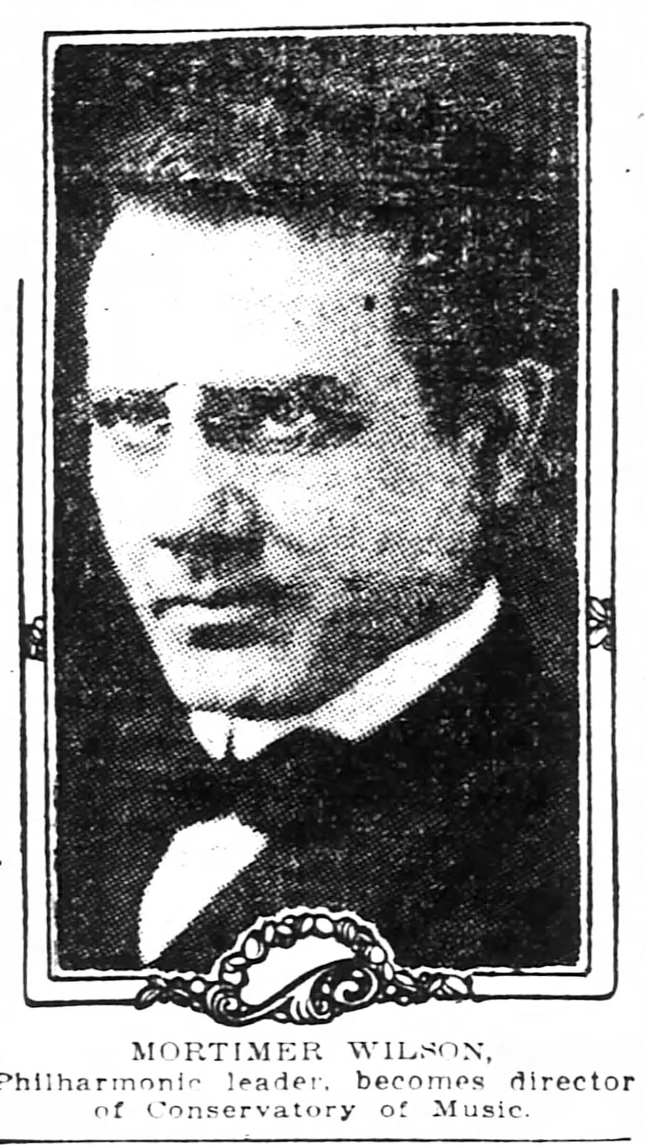 Portrait of Mortimer Wilson (1876–1932) – memorial page