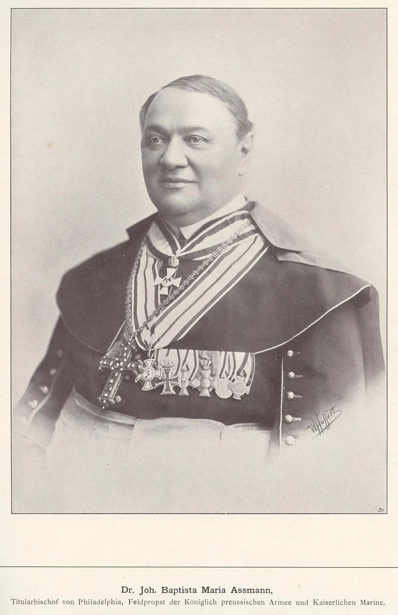Portrait of Johannes Maria Assmann (1833–1903) – memorial page