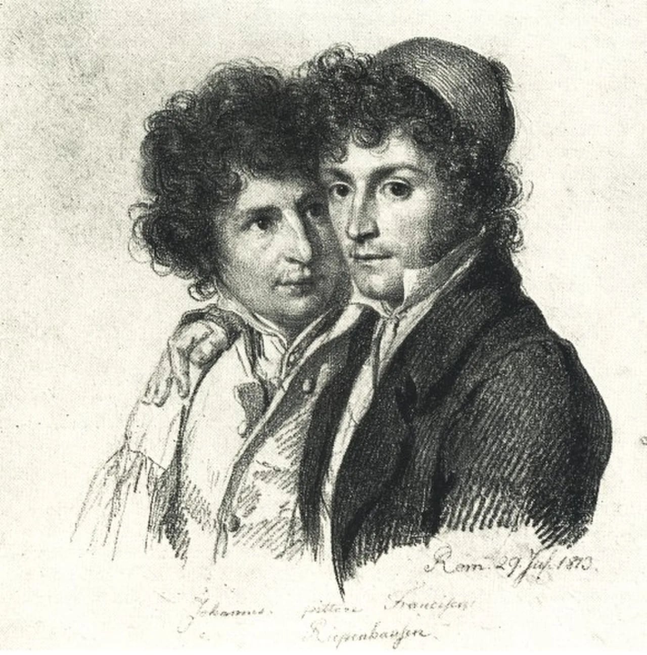 Portrait of Johannes Riepenhausen (1787–1860) – memorial page