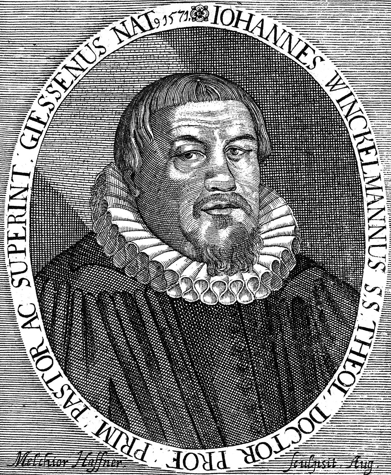 Porträt von Johannes Winckelmann (1551–1626) – Gedenkseite
