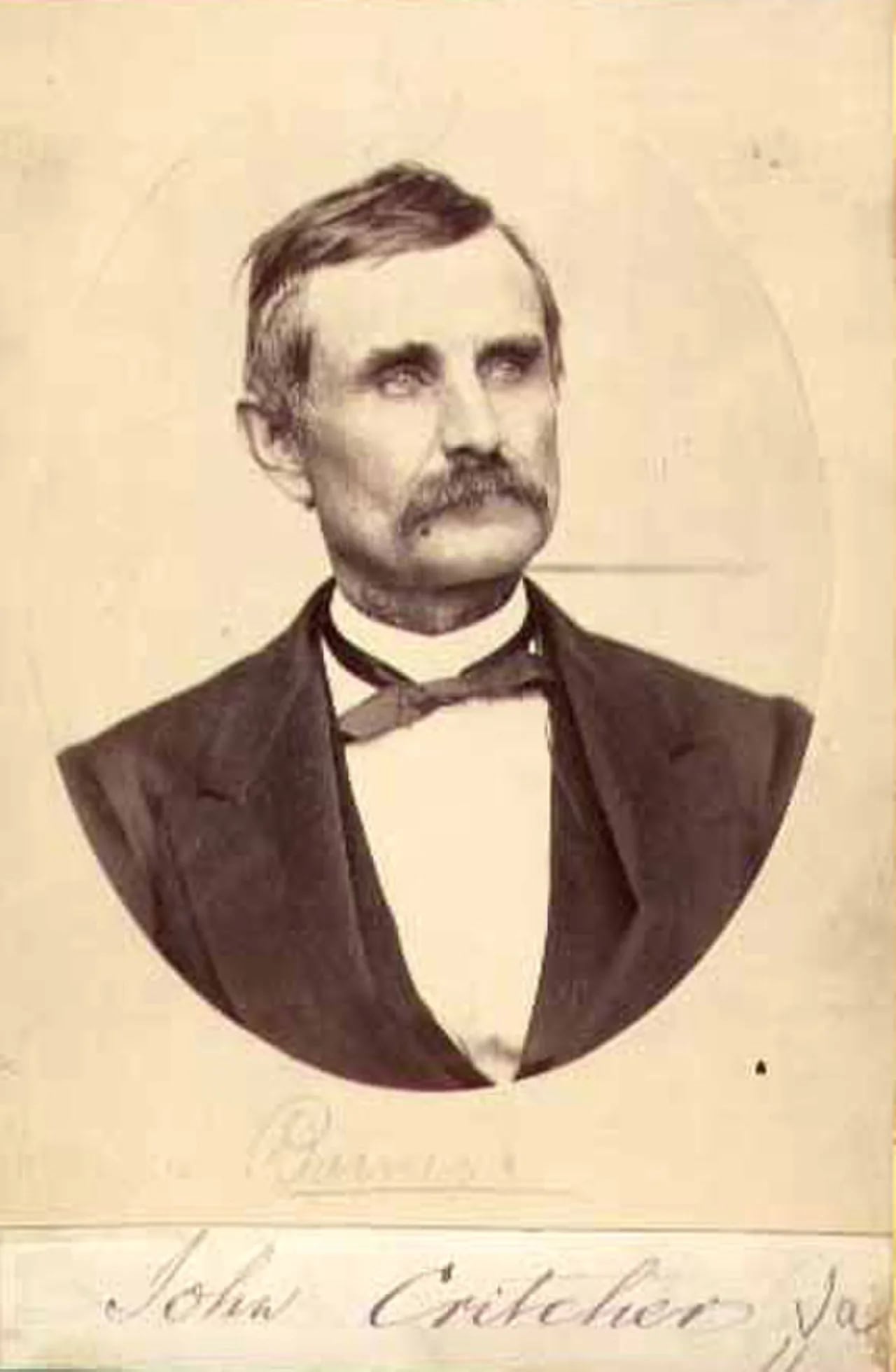 Porträt von John Critcher (1820–1901) – Gedenkseite