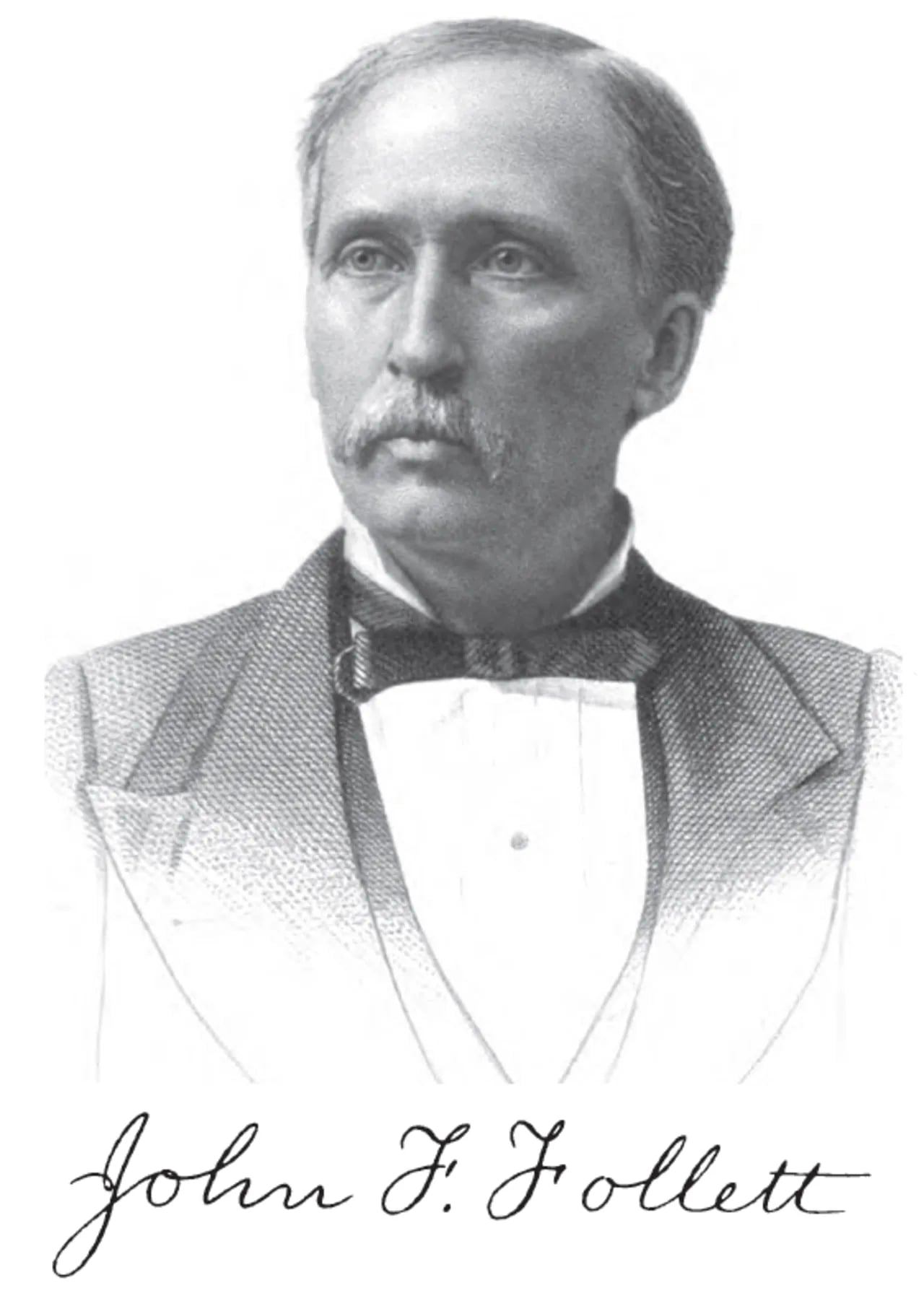 Portrait of John F. Follett (1831–1902) – memorial page