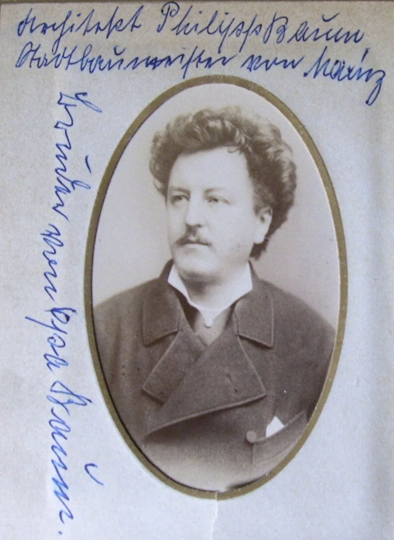 Porträt von Philipp Baum (1849–1886) – Gedenkseite