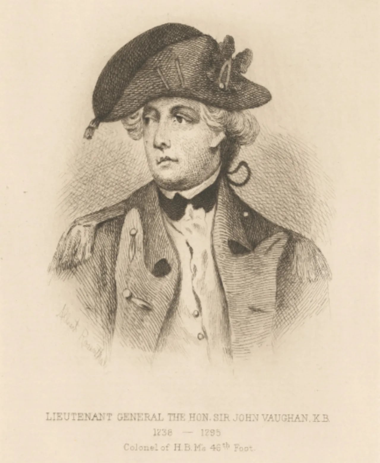 Porträt von John Vaughan (1731–1795) – Gedenkseite