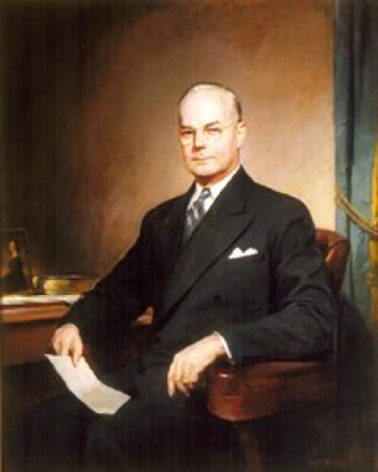 Portrait of John W. Snyder (1895–1985) – memorial page