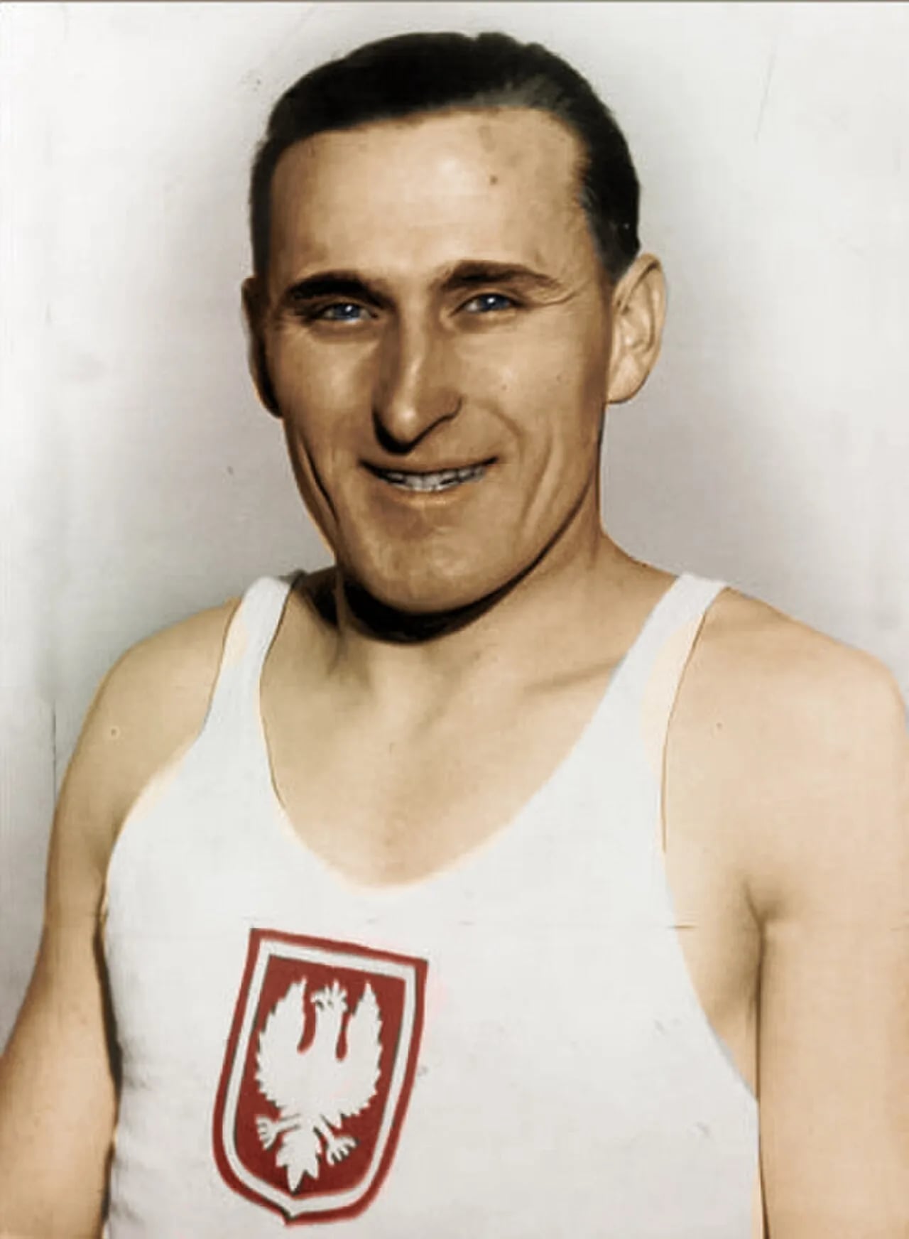 Porträt von Janusz Kusociński (1907–1940) – Gedenkseite