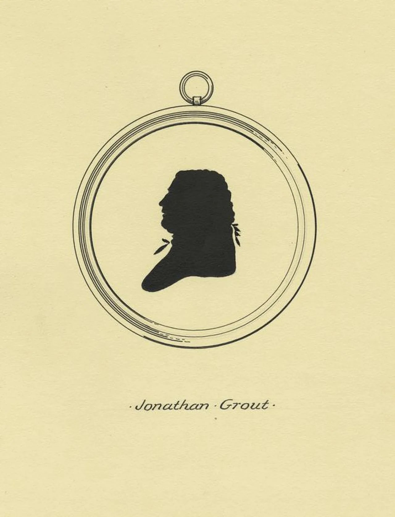 Porträt von Jonathan Grout (1737–1807) – Gedenkseite