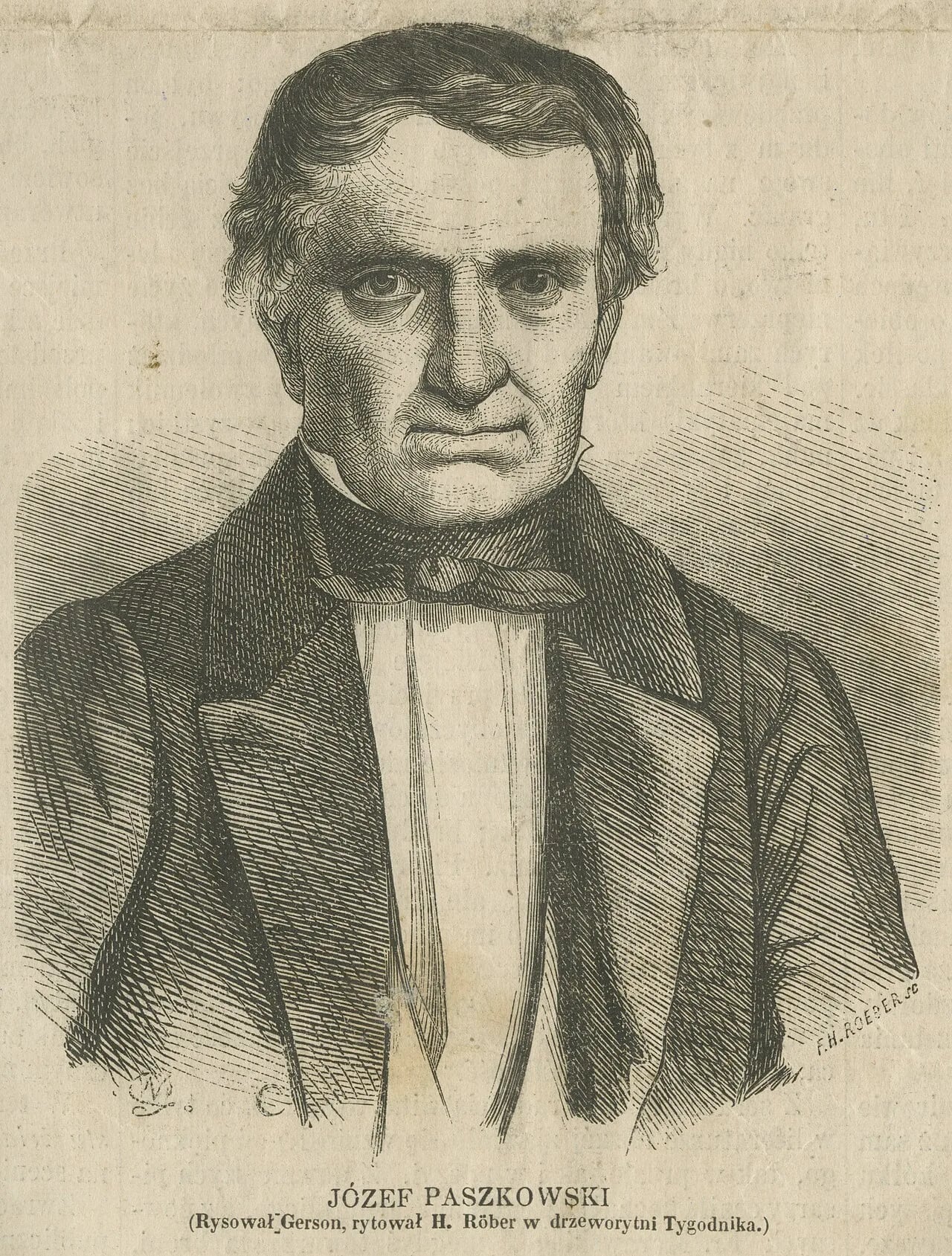 Portrait of Józef Paszkowski (1787–1858) – memorial page