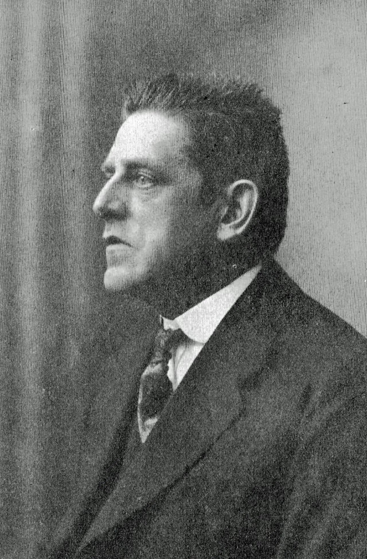 Porträt von Josef Gangl (1868–1916) – Gedenkseite