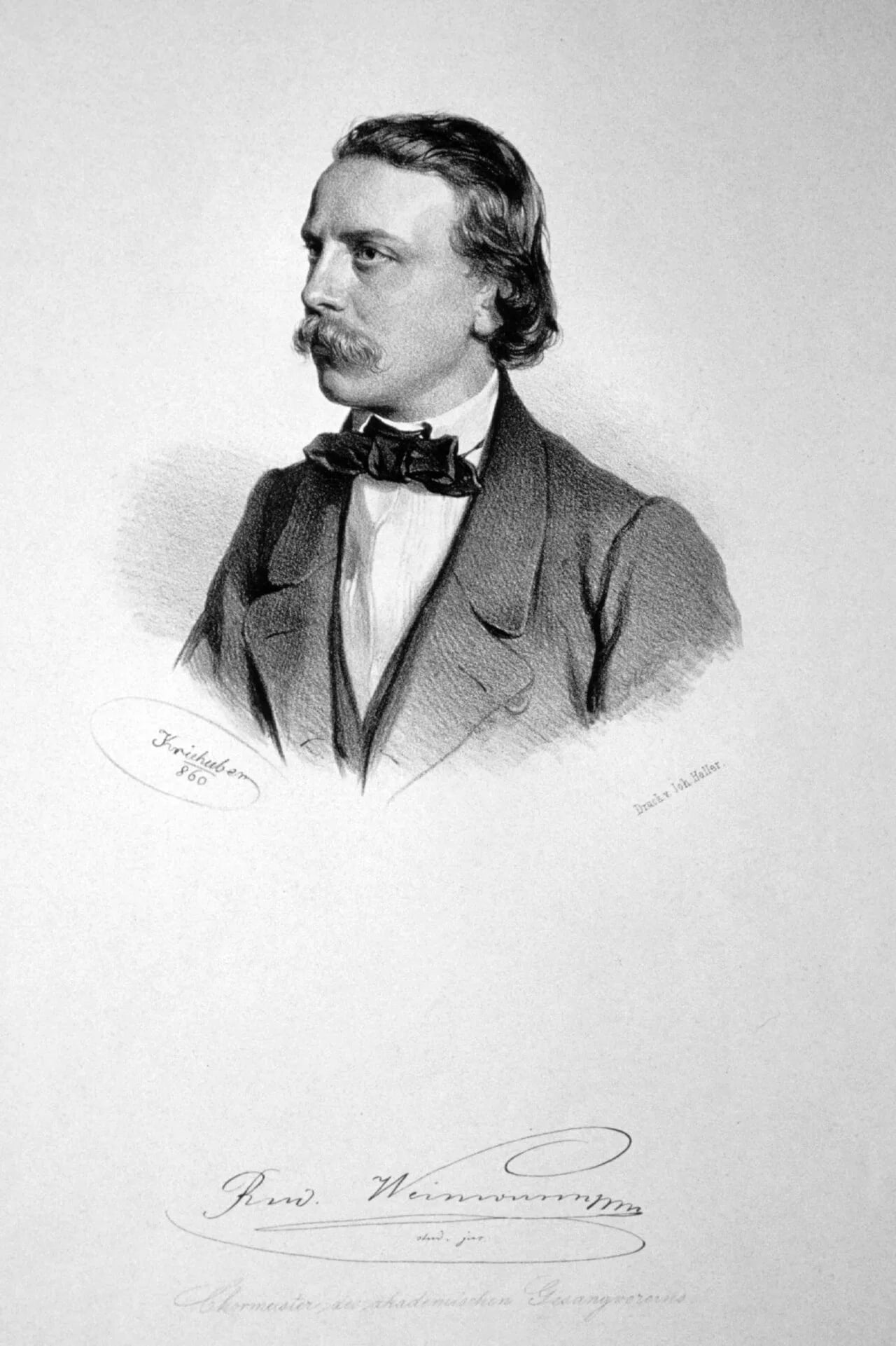 Porträt von Rudolf Weinwurm (1835–1911) – Gedenkseite