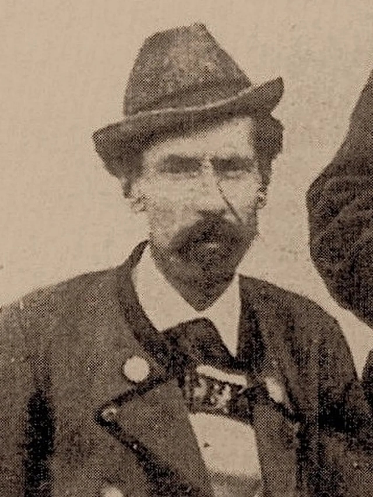 Porträt von Josef Vogl (1848–1886) – Gedenkseite