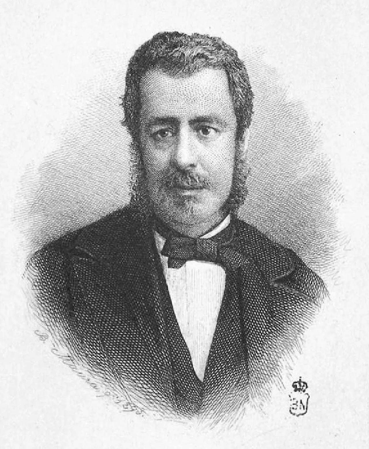 Porträt von Josep Maria Quadrado (1819–1896) – Gedenkseite
