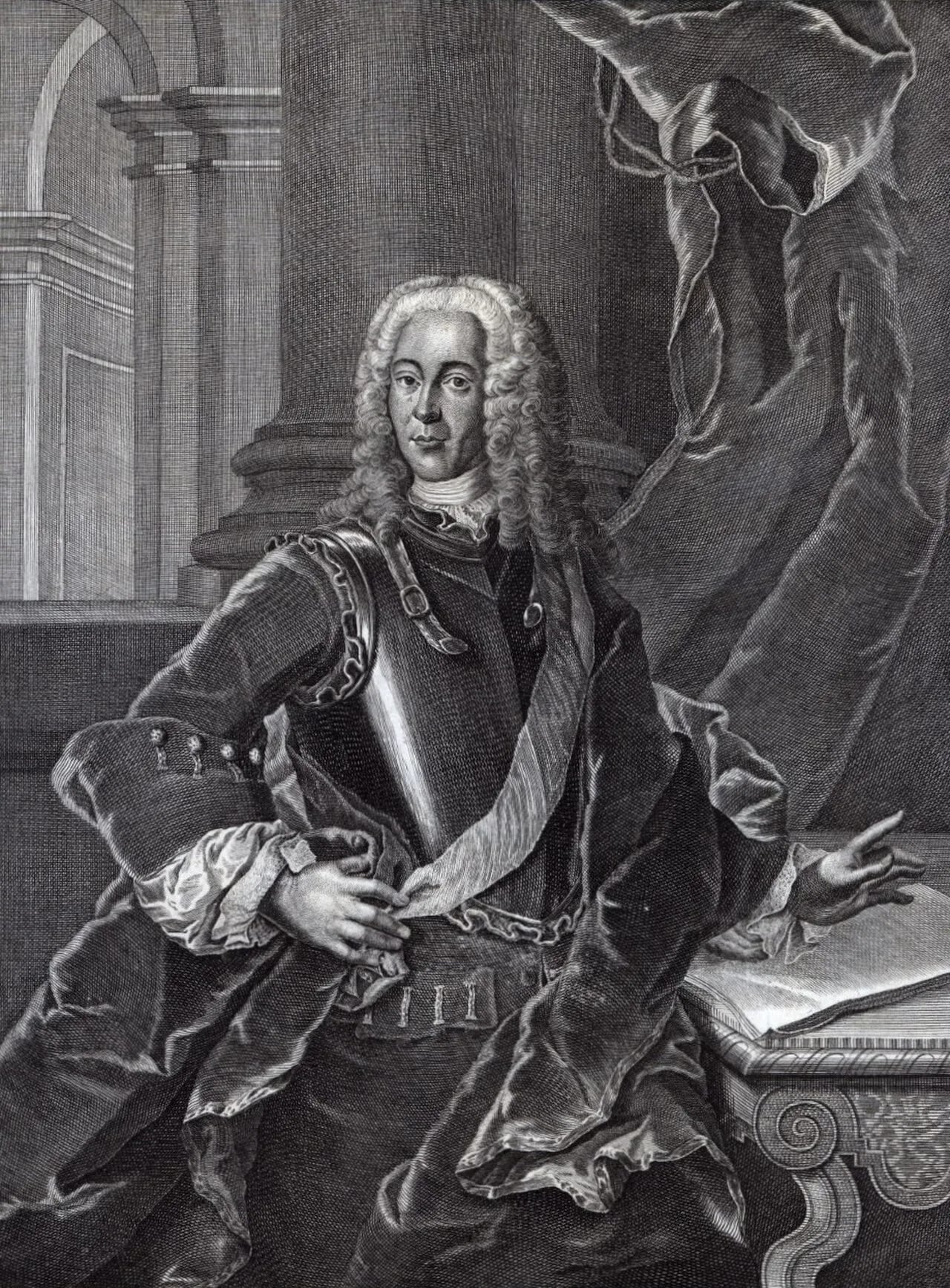 Portrait of Joseph Anton Gabaleon von Wackerbarth-Salmour (1685–1761) – memorial page