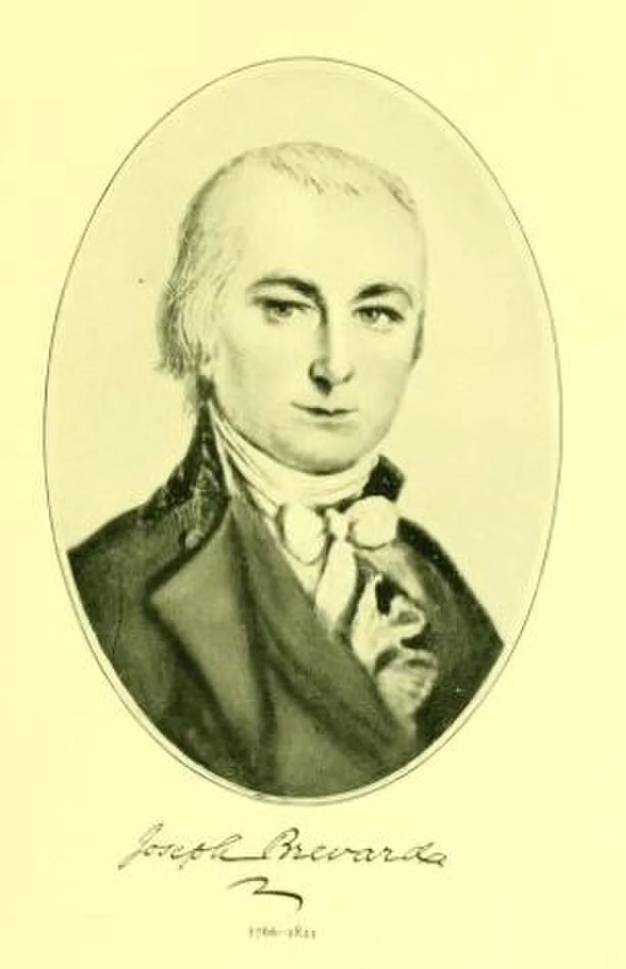 Portrait of Joseph Brevard (1766–1821) – memorial page