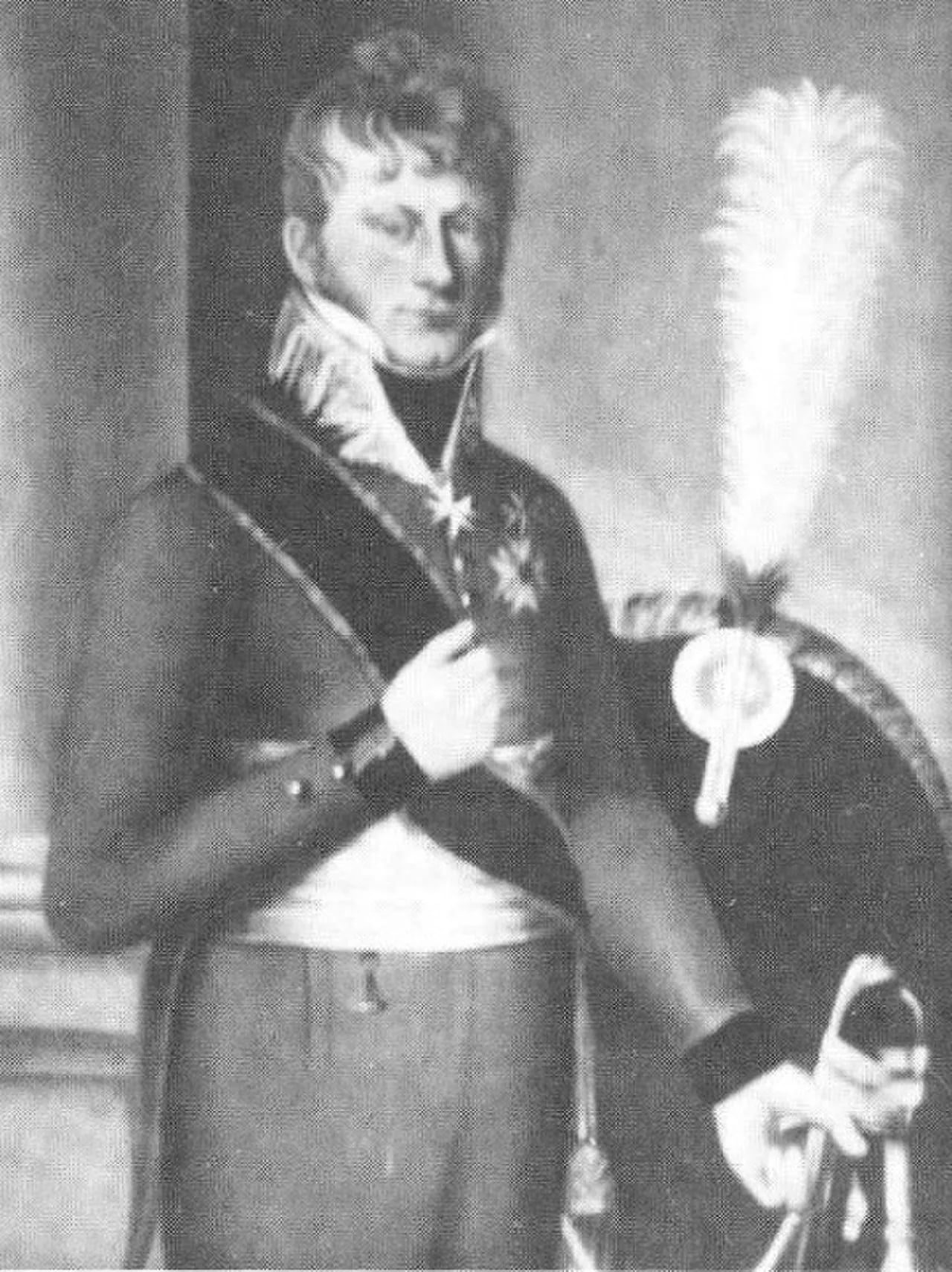Porträt von Joseph Carl Leopold Friedrich Ludwig (1780–1831) – Gedenkseite