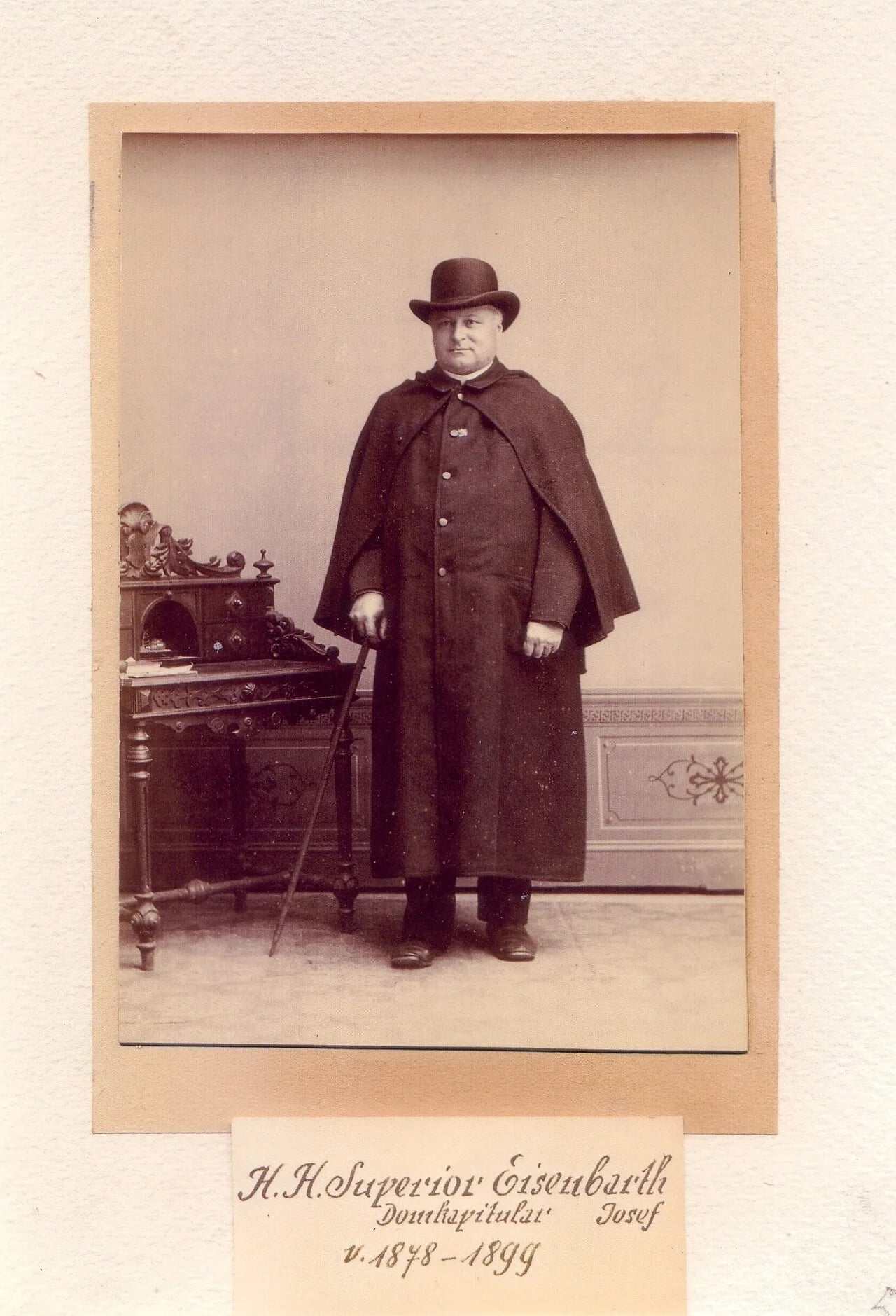 Porträt von Joseph Eisenbarth (1844–1913) – Gedenkseite