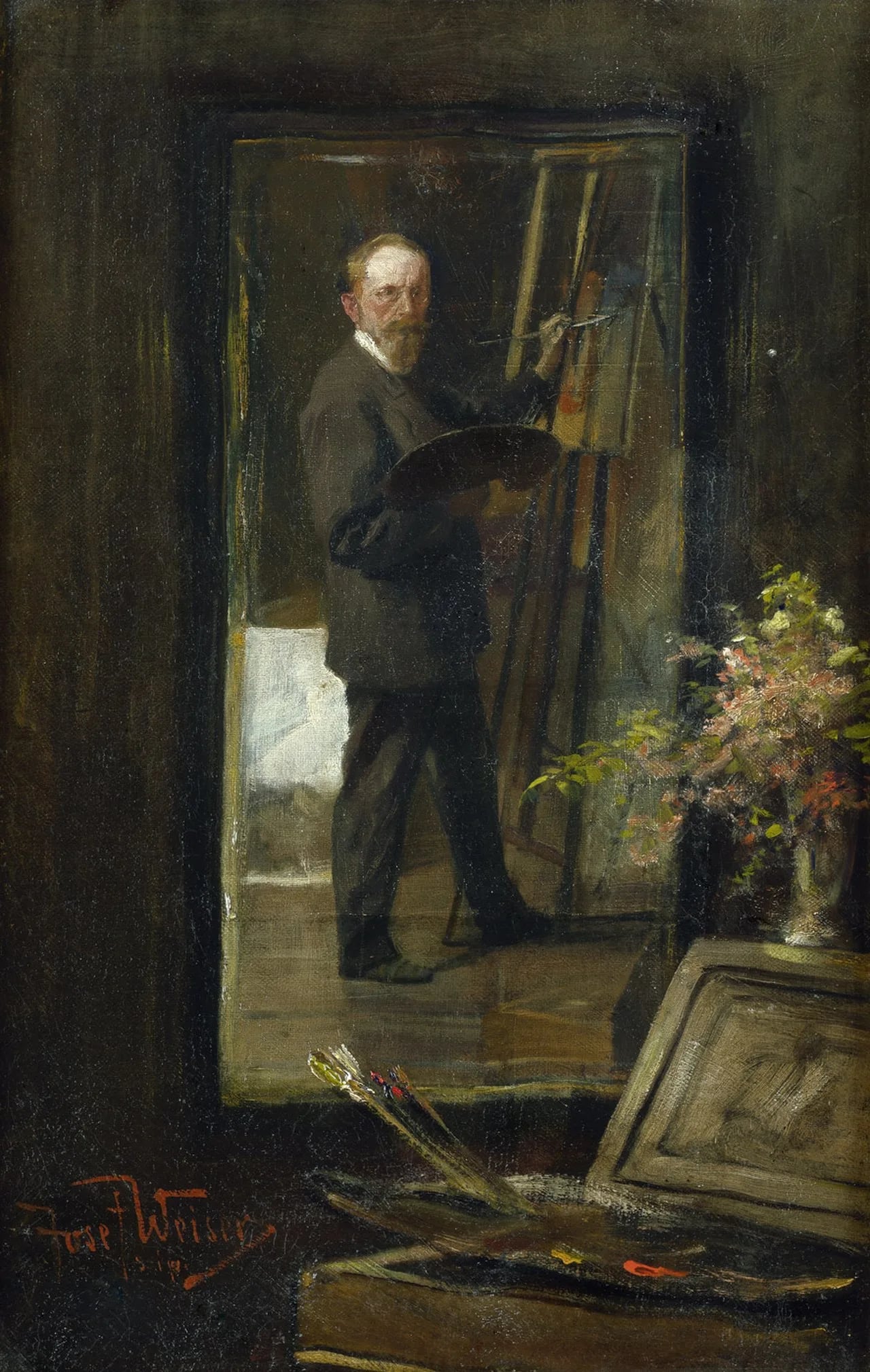 Porträt von Joseph Emanuel Weiser (1847–1911) – Gedenkseite