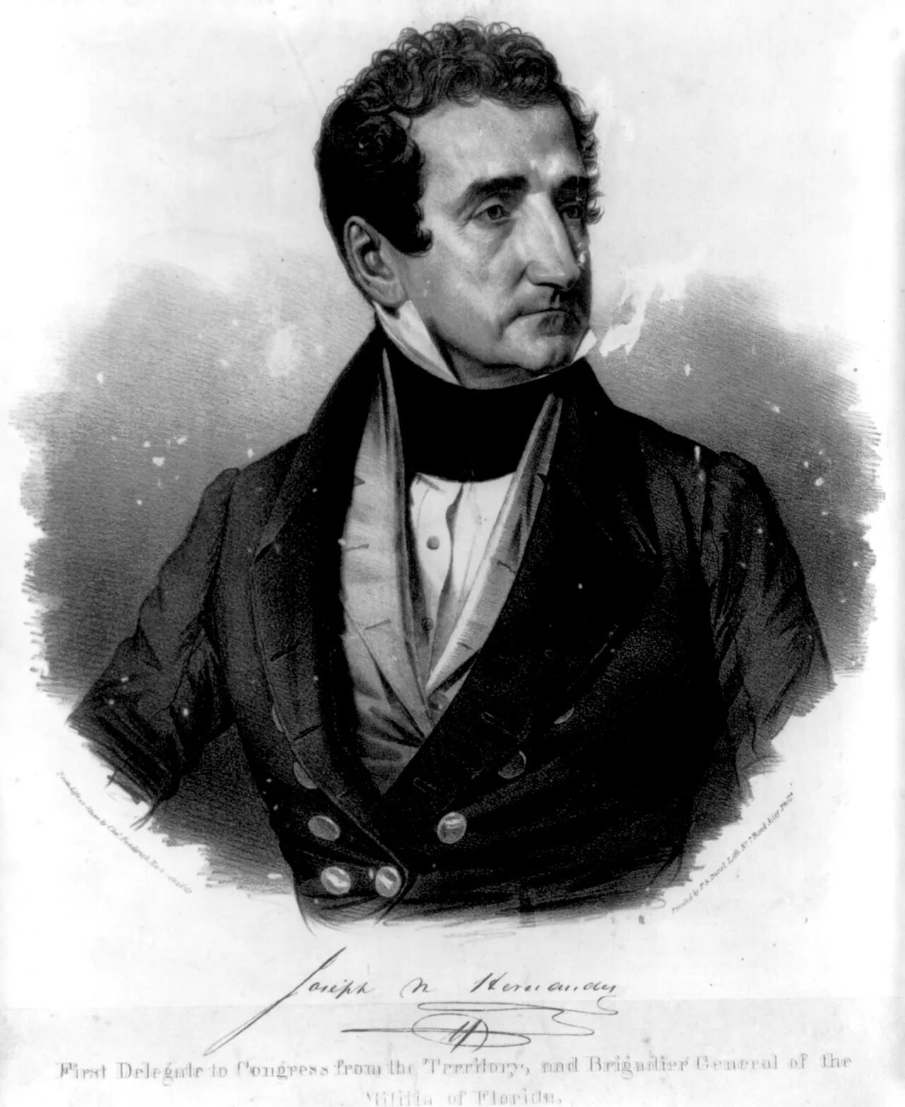 Portrait of Joseph Marion Hernández (1793–1857) – memorial page
