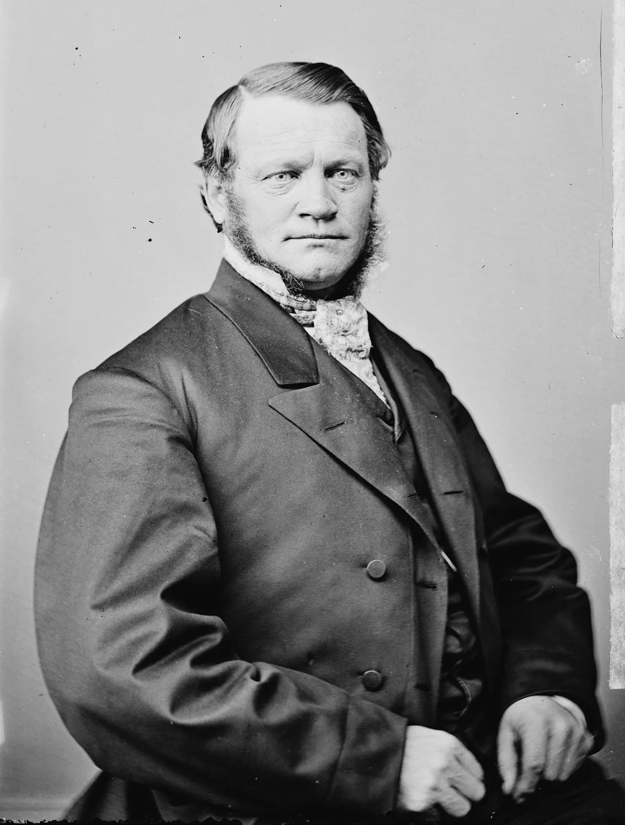 Portrait of Josiah Bushnell Grinnell (1821–1891) – memorial page