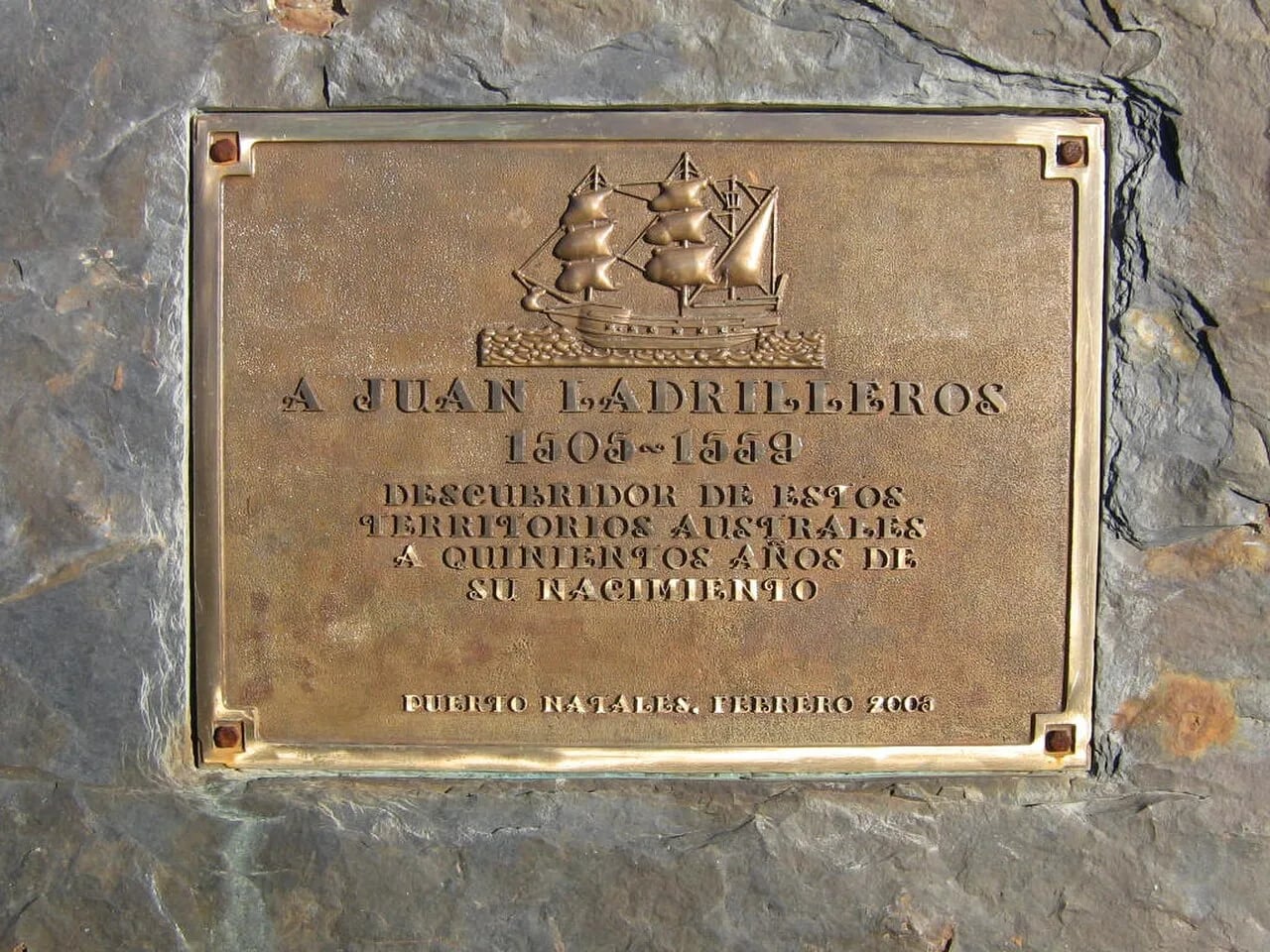 Porträt von Juan Ladrillero (1495–1582) – Gedenkseite