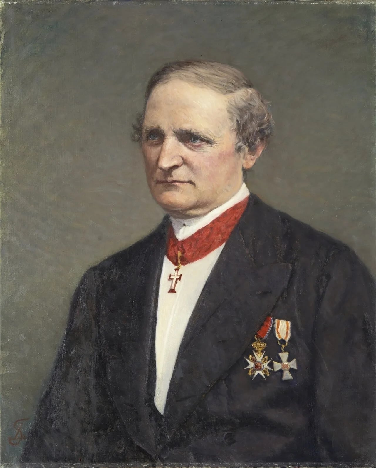 Portrait of Thorleif Schjelderup (Konsul) (1822–1883) – memorial page