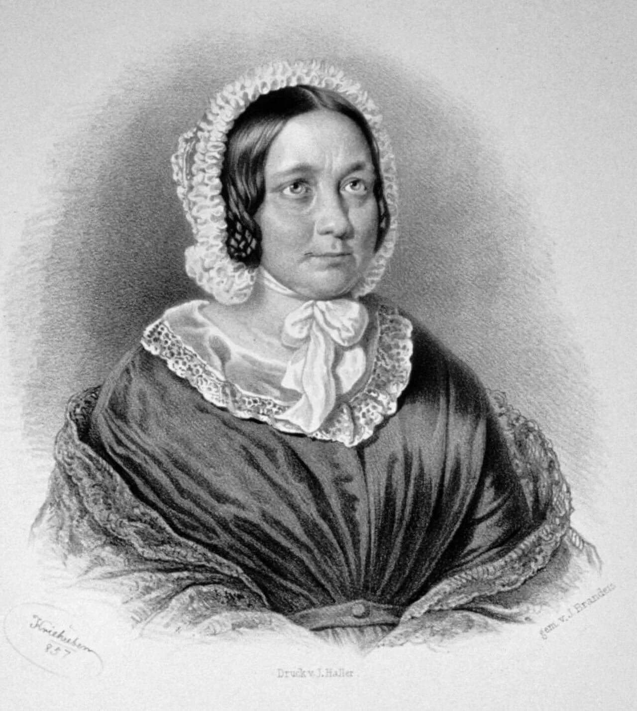 Portrait of Julie Pfannenschmidt (1806–1868) – memorial page