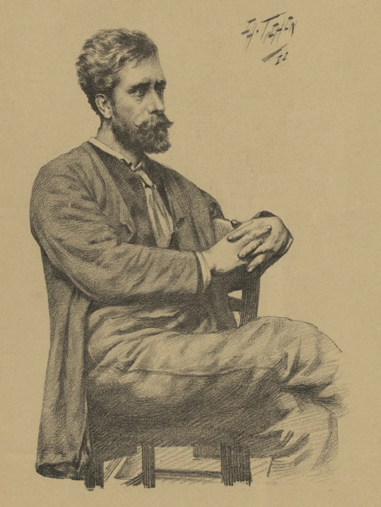 Portrait of Julien Dillens (1849–1904) – memorial page
