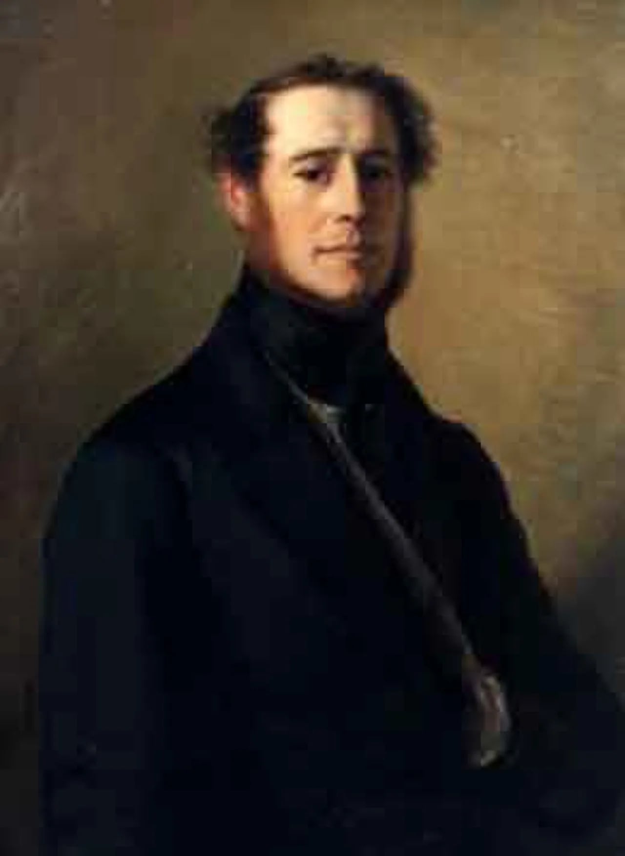 Porträt von Louis August Detlev von Schrader (1810–1859) – Gedenkseite