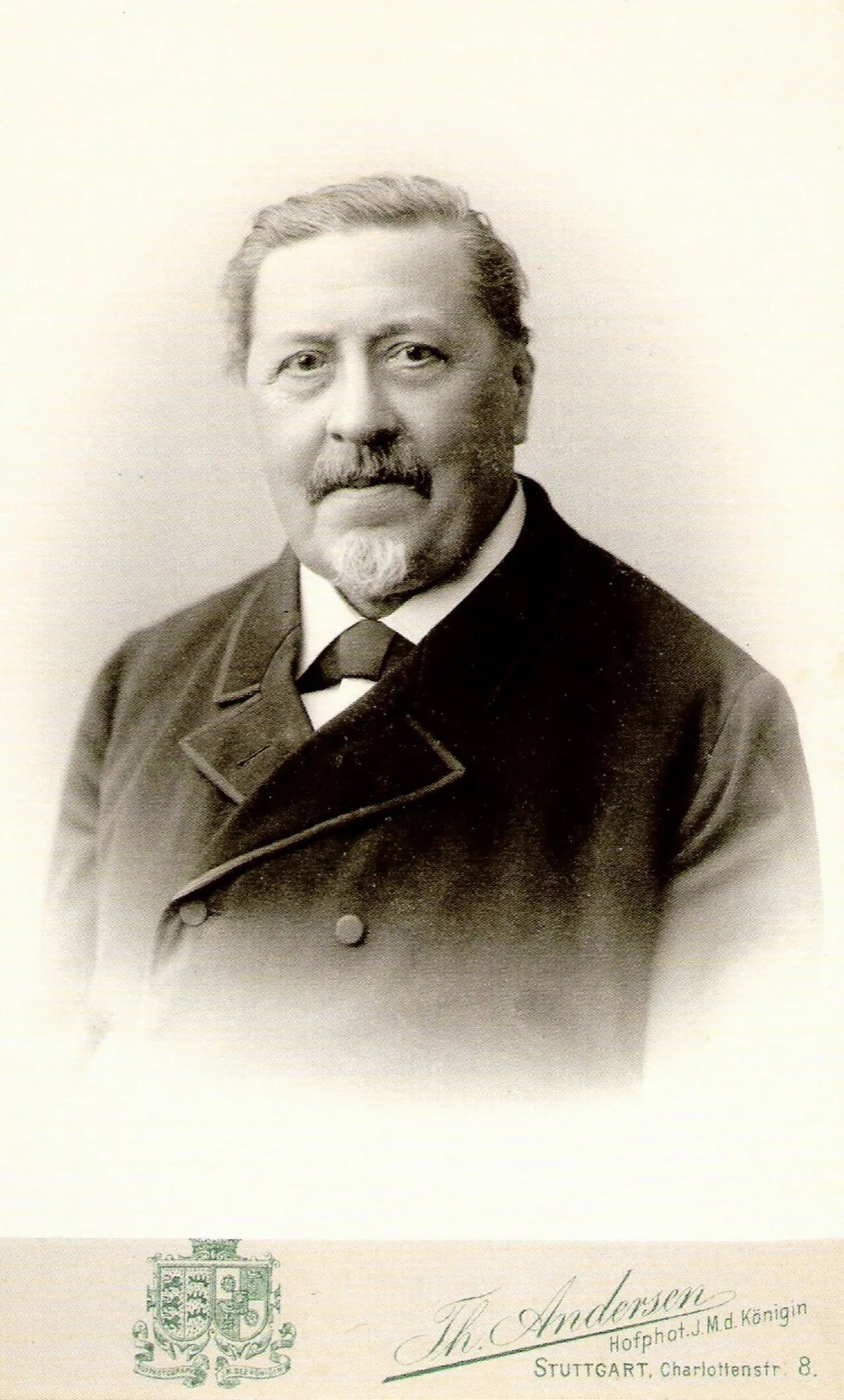 Portrait of Julius Gös (1830–1897) – memorial page