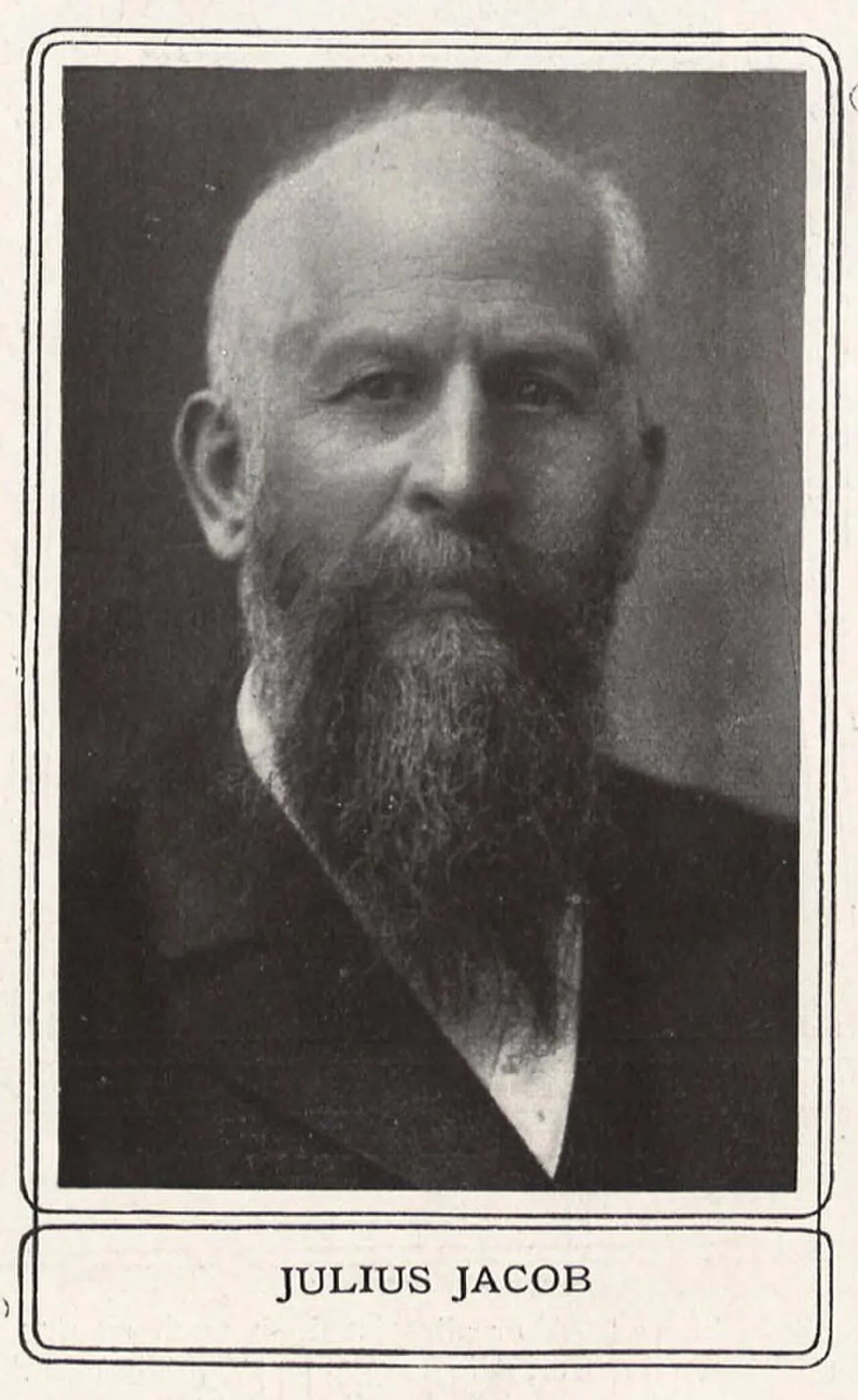 Portrait of Julius Jacob der Jüngere (1842–1929) – memorial page