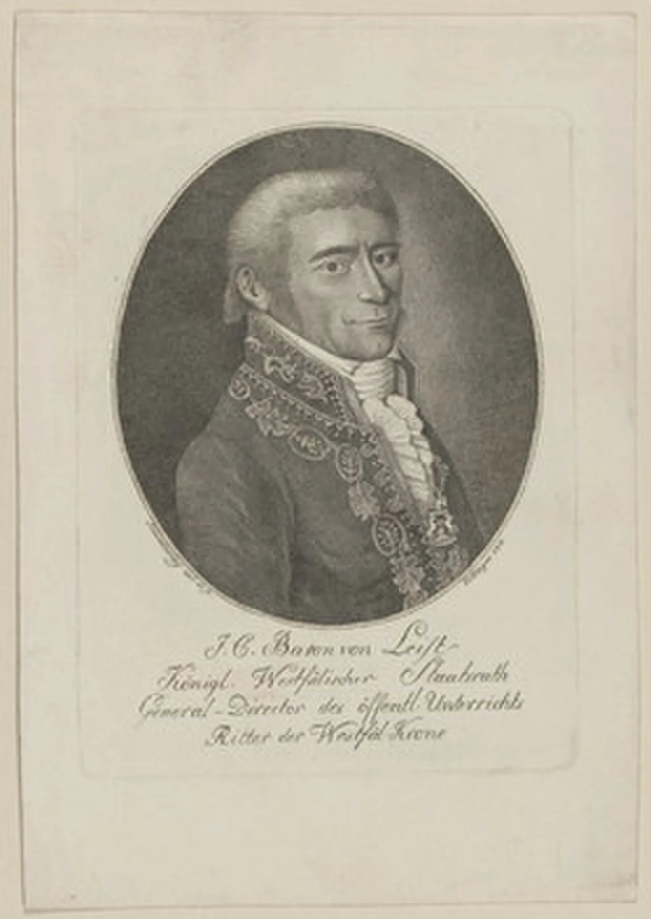 Porträt von Justus Christoph Leist (1770–1858) – Gedenkseite