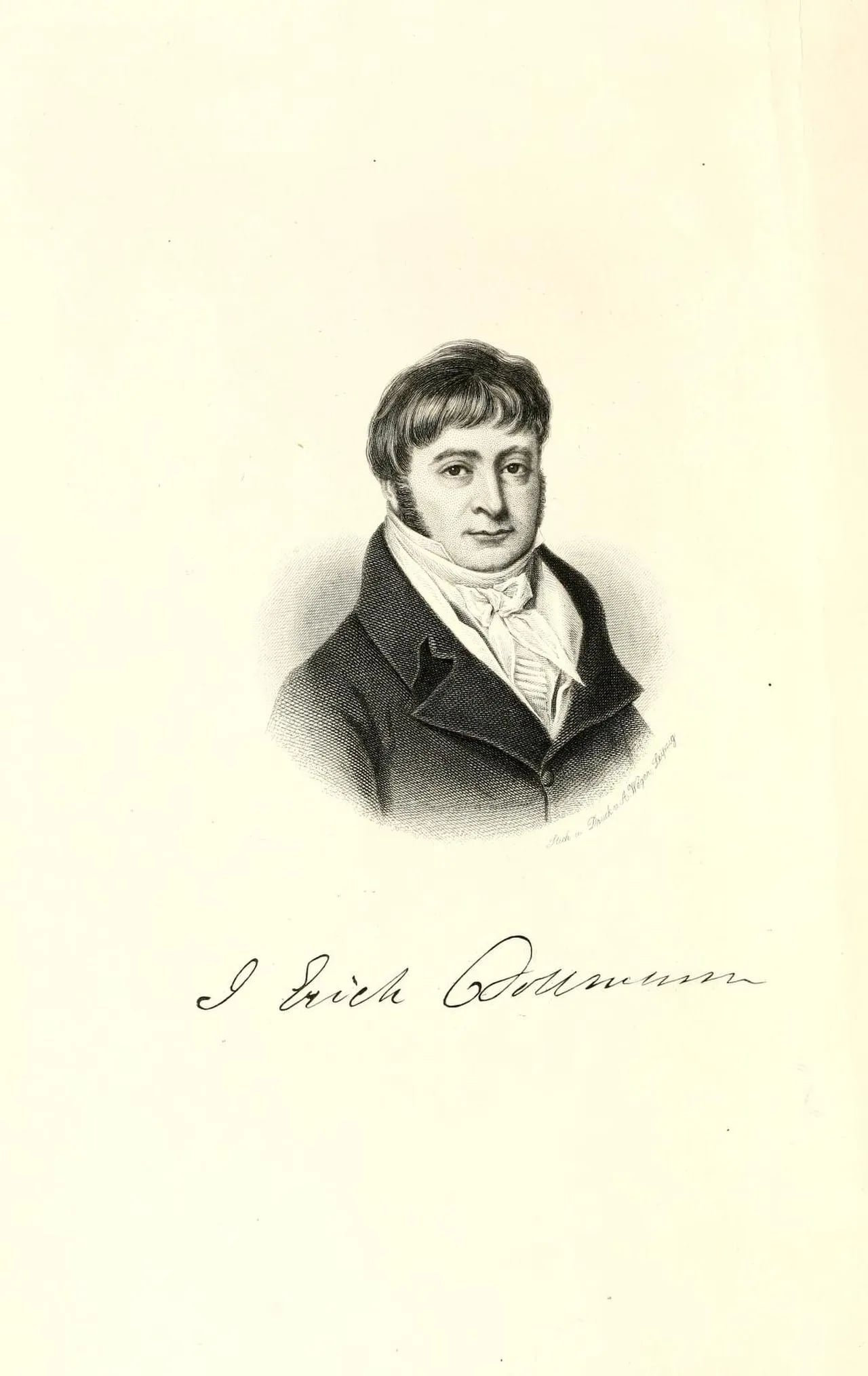 Porträt von Justus Erich Bollmann (1769–1821) – Gedenkseite