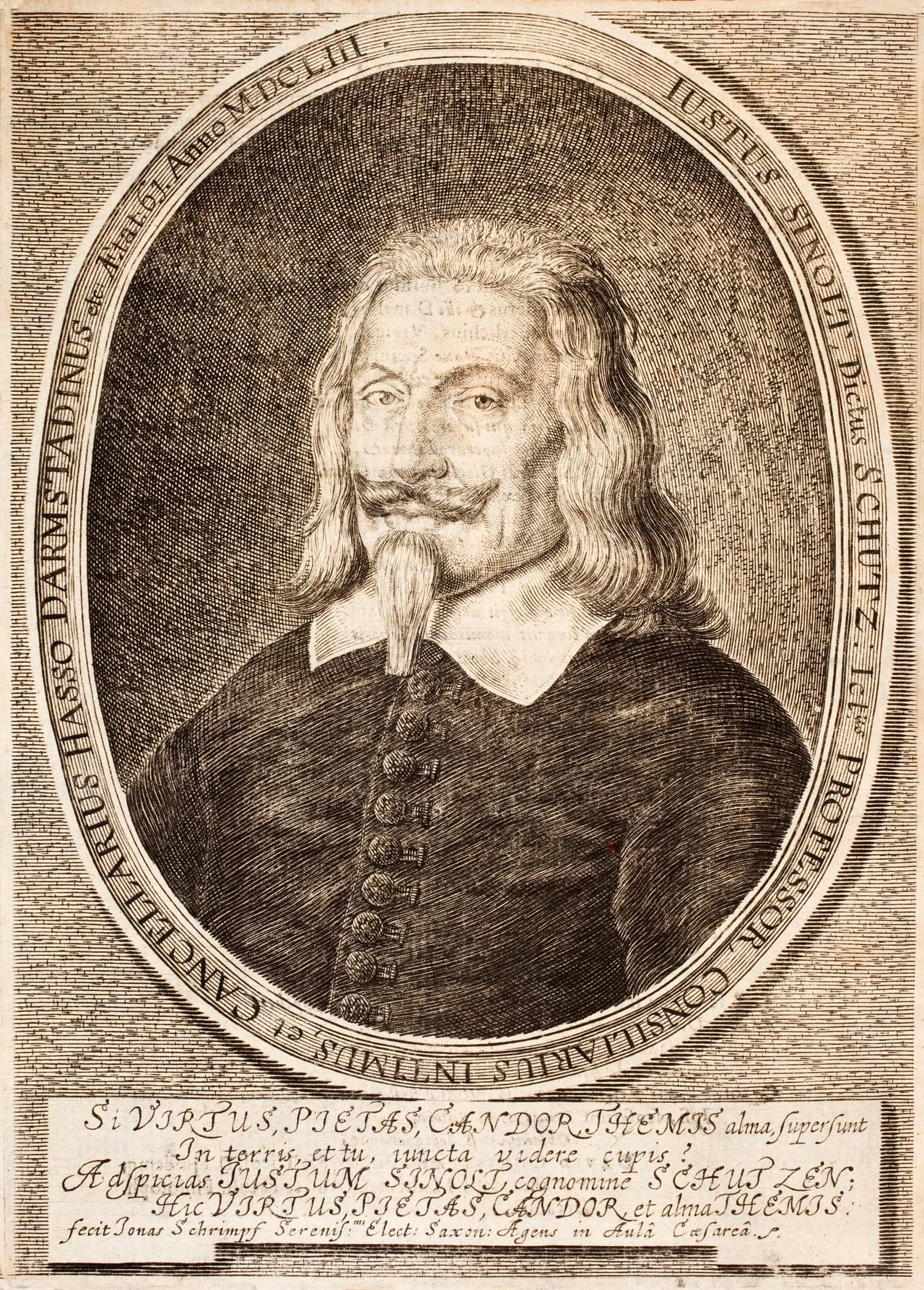 Porträt von Justus Sinold (1592–1657) – Gedenkseite