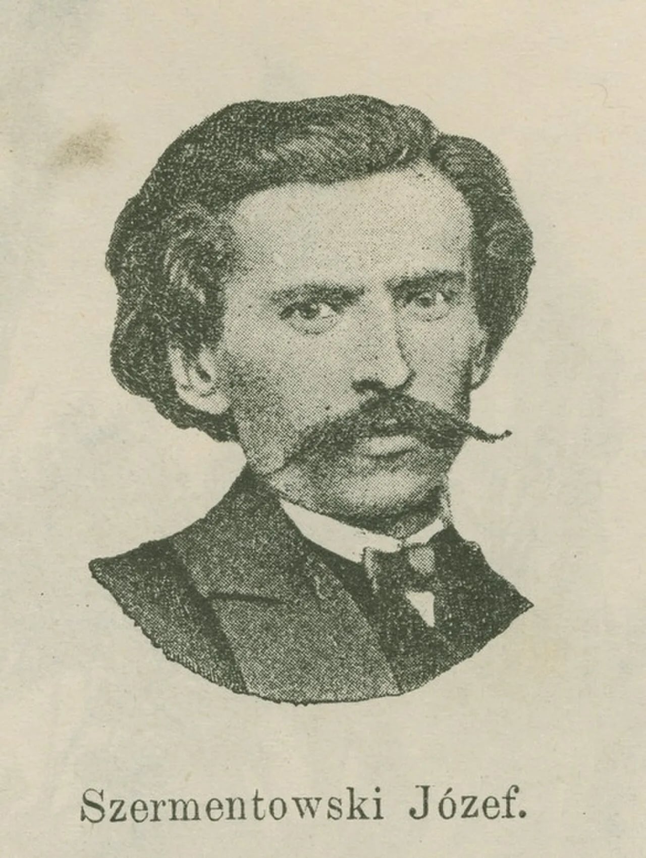 Porträt von Józef Szermentowski (1833–1876) – Gedenkseite