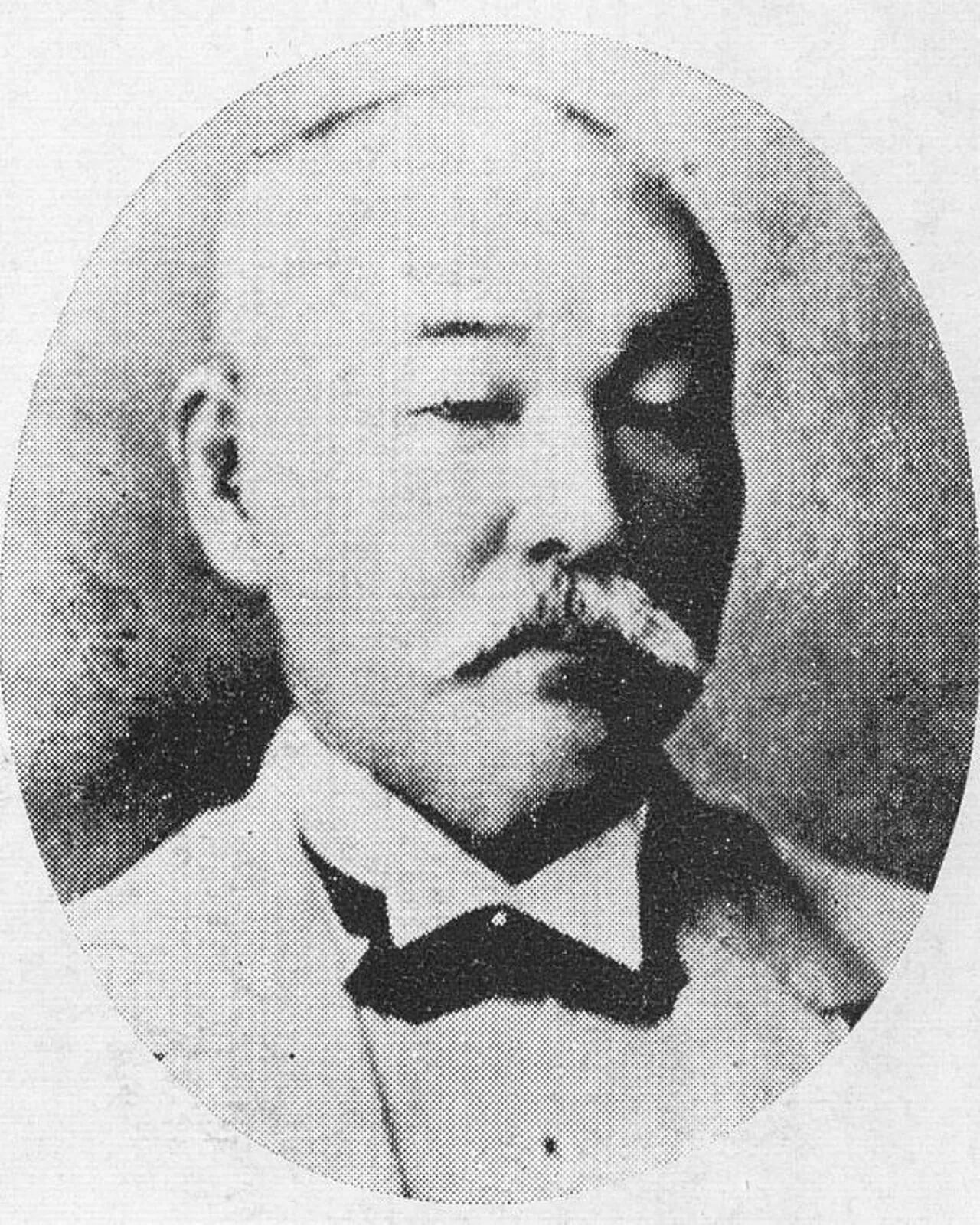 Porträt von Ishizaka Masataka (1841–1907) – Gedenkseite
