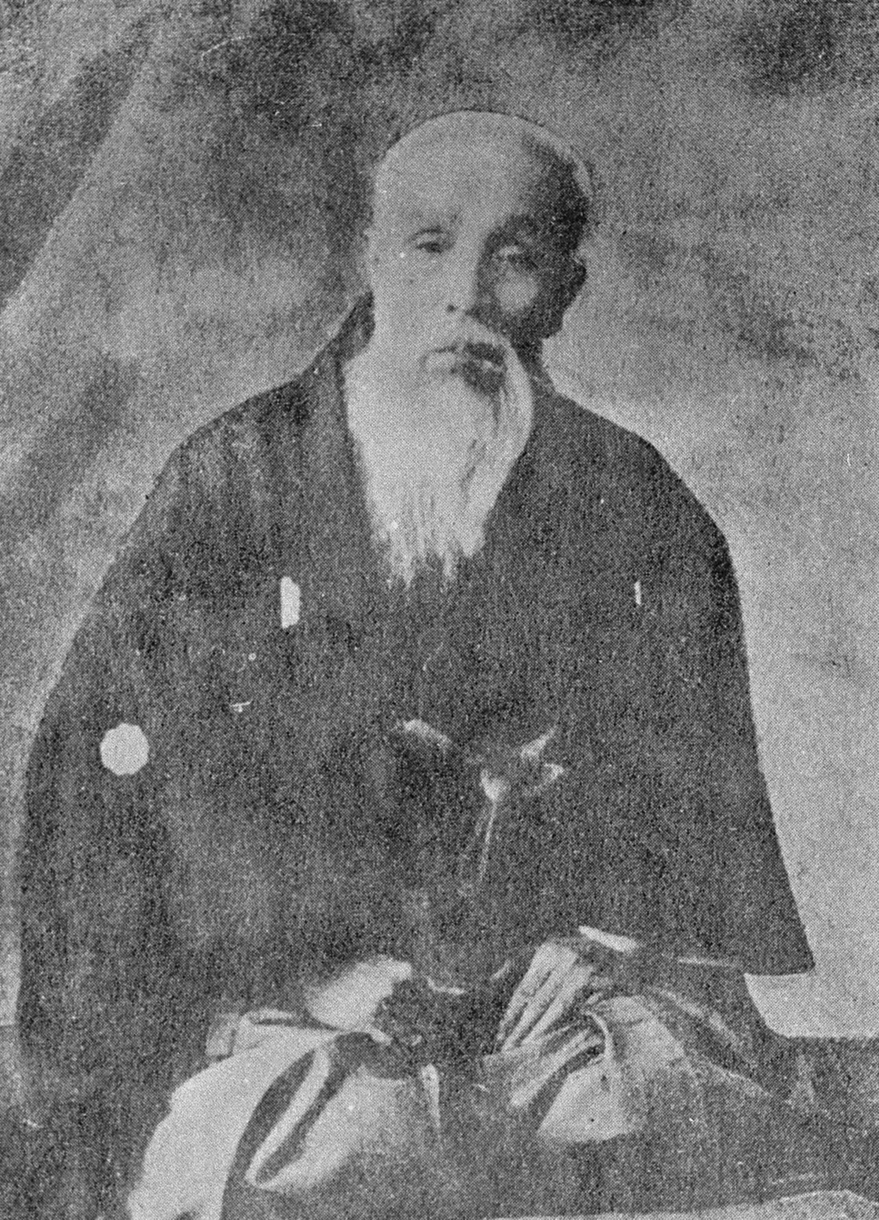 Porträt von Itō Heizaemon IX (1829–1913) – Gedenkseite