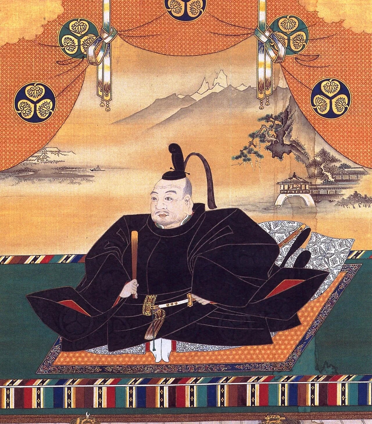 Porträt von Tokugawa Ieyasu (1543–1616) – Gedenkseite