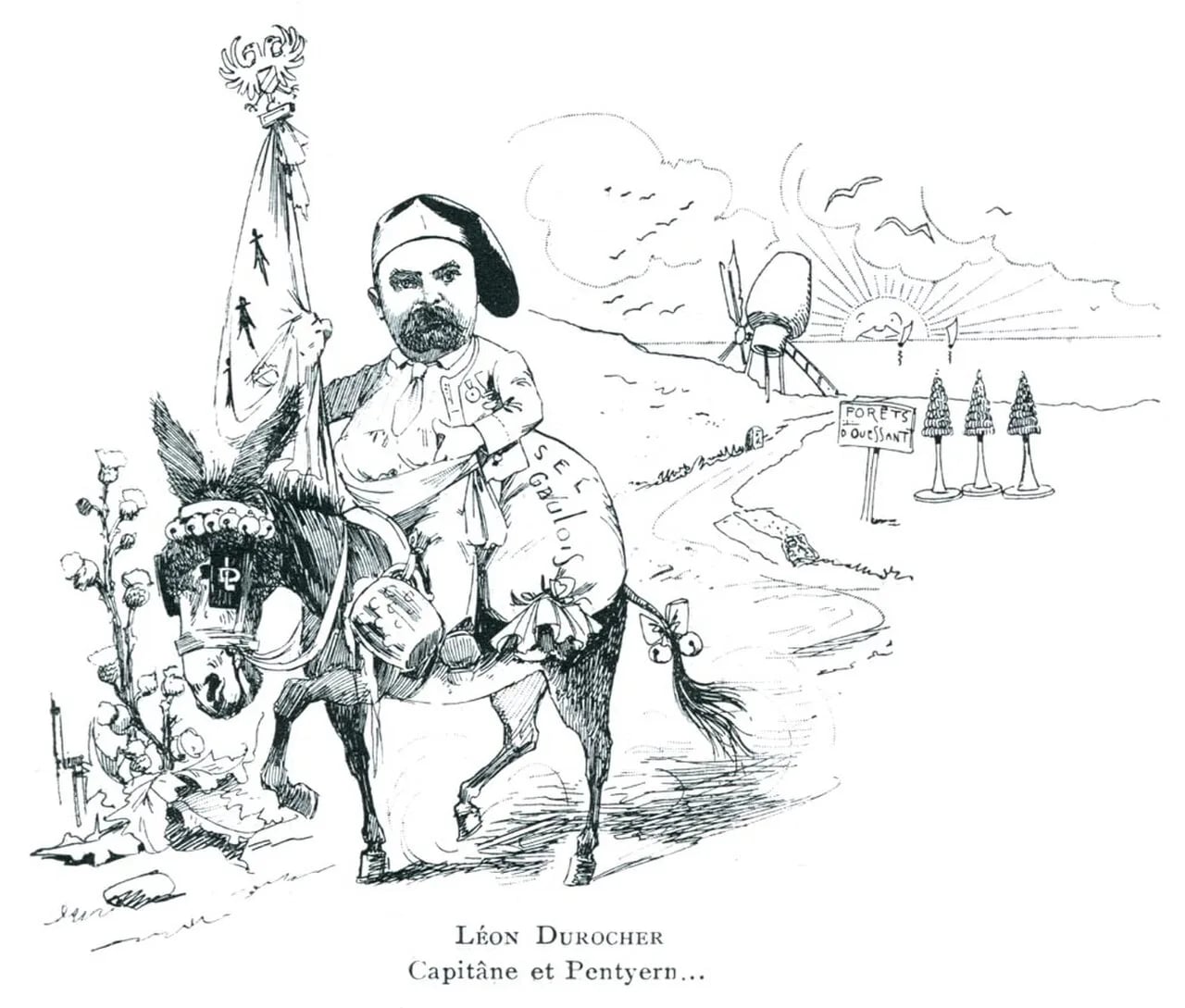 Porträt von Léon Durocher (1862–1918) – Gedenkseite