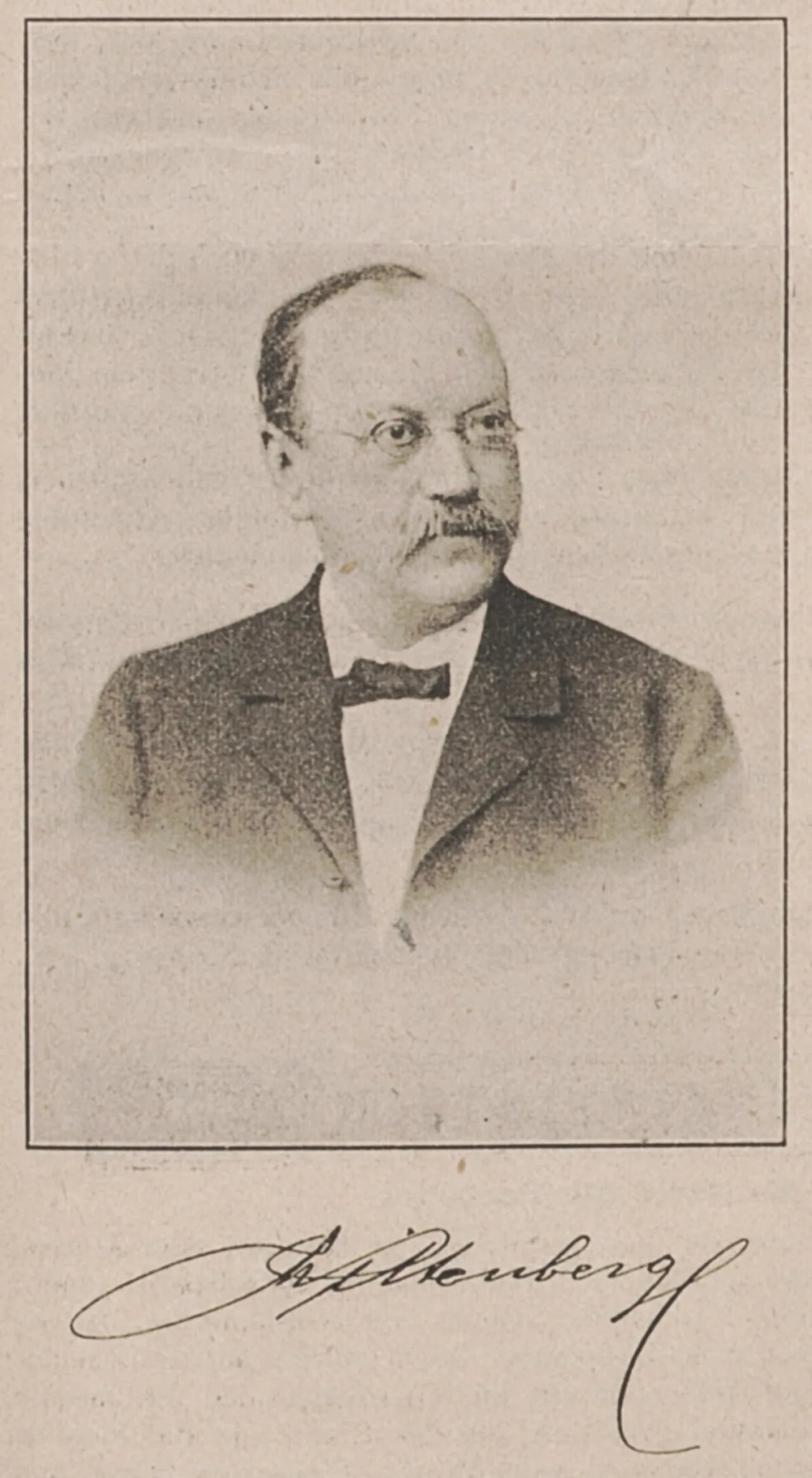 Porträt von Otto Wittenberg (1834–1918) – Gedenkseite