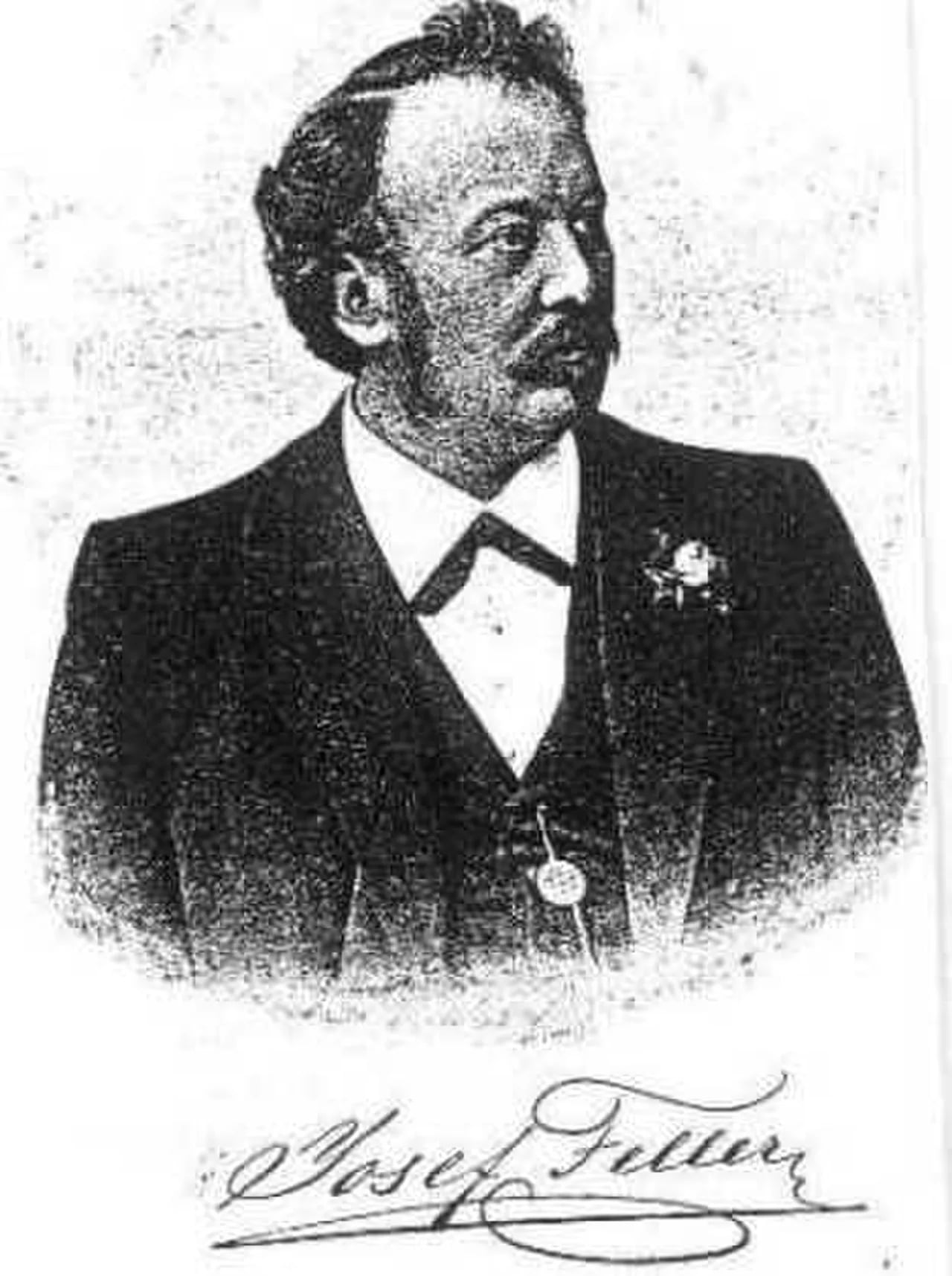 Porträt von Josef Feller (1839–1915) – Gedenkseite