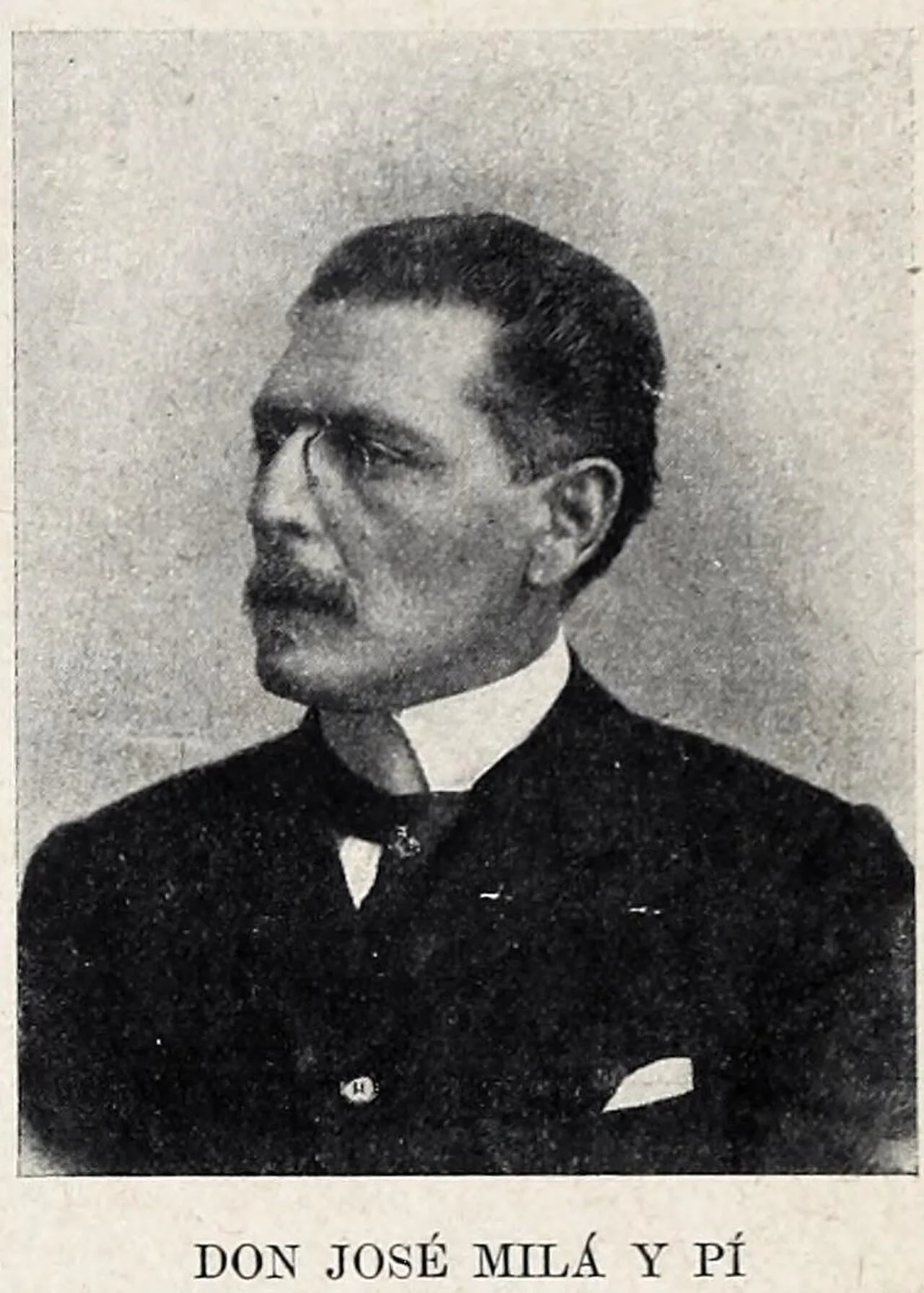 Porträt von Josep Milà i Pi (1853–1922) – Gedenkseite