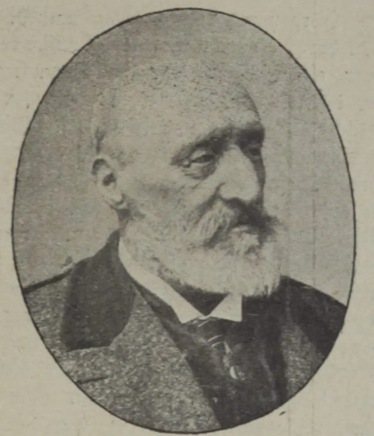 Porträt von Karl Costenoble (1837–1907) – Gedenkseite