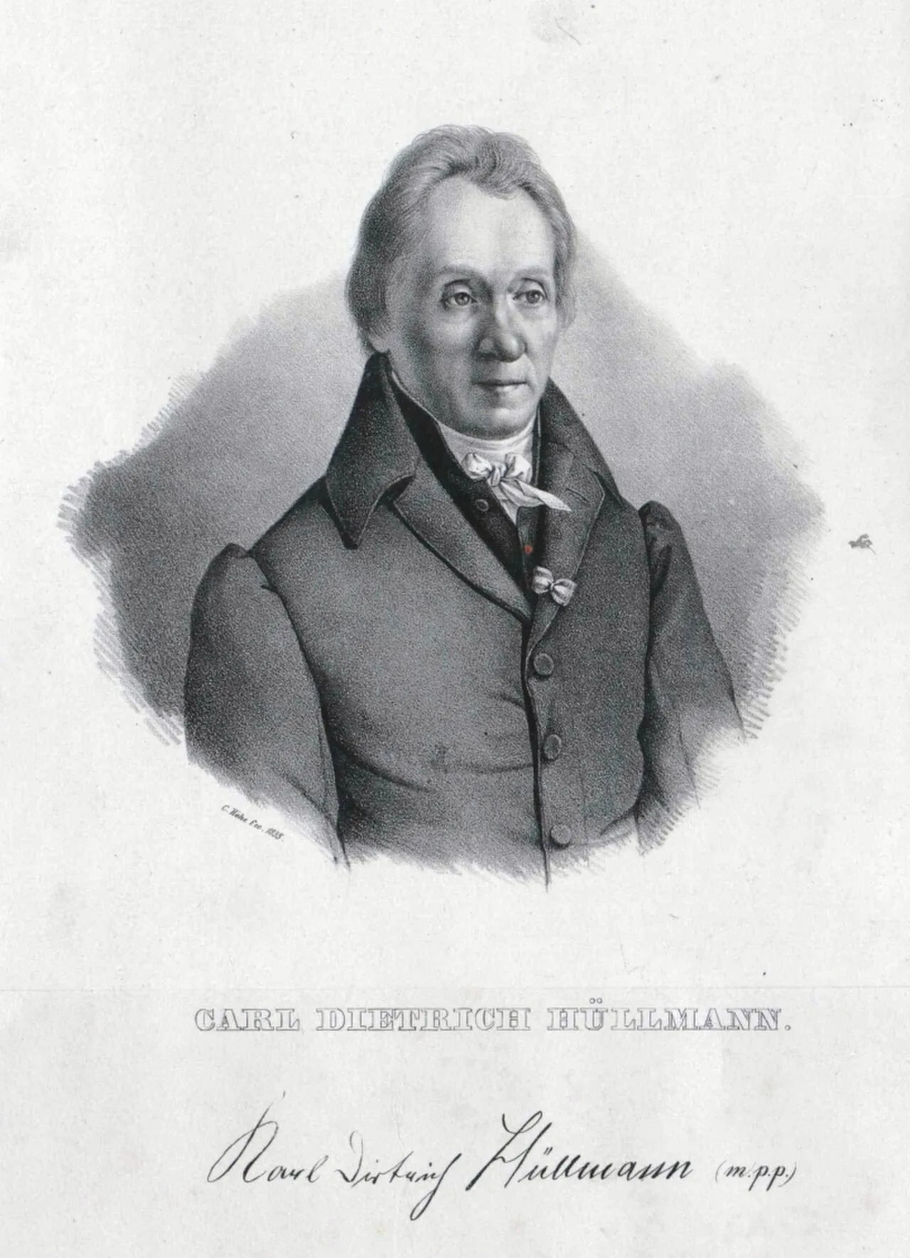 Porträt von Karl Dietrich Hüllmann (1765–1846) – Gedenkseite