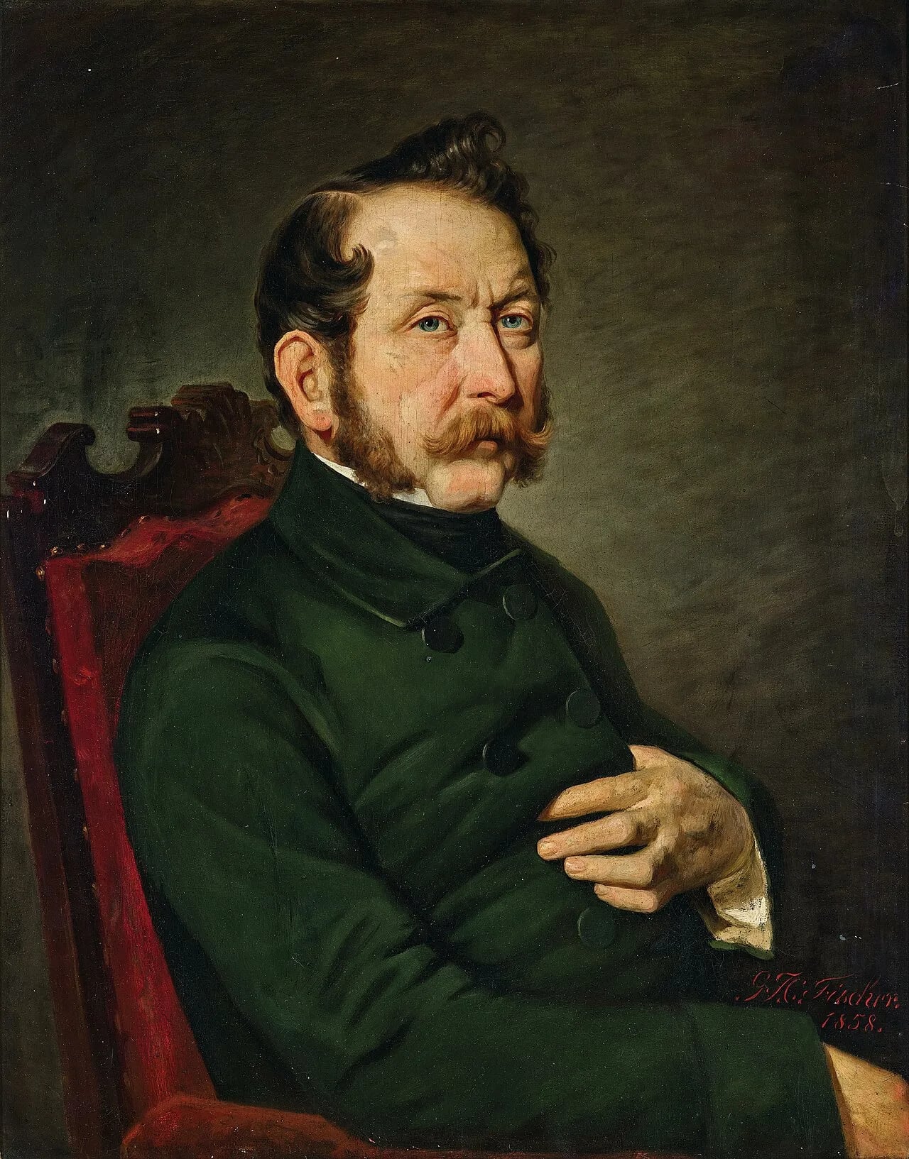Porträt von Karl Eduard Paulus (1803–1878) – Gedenkseite