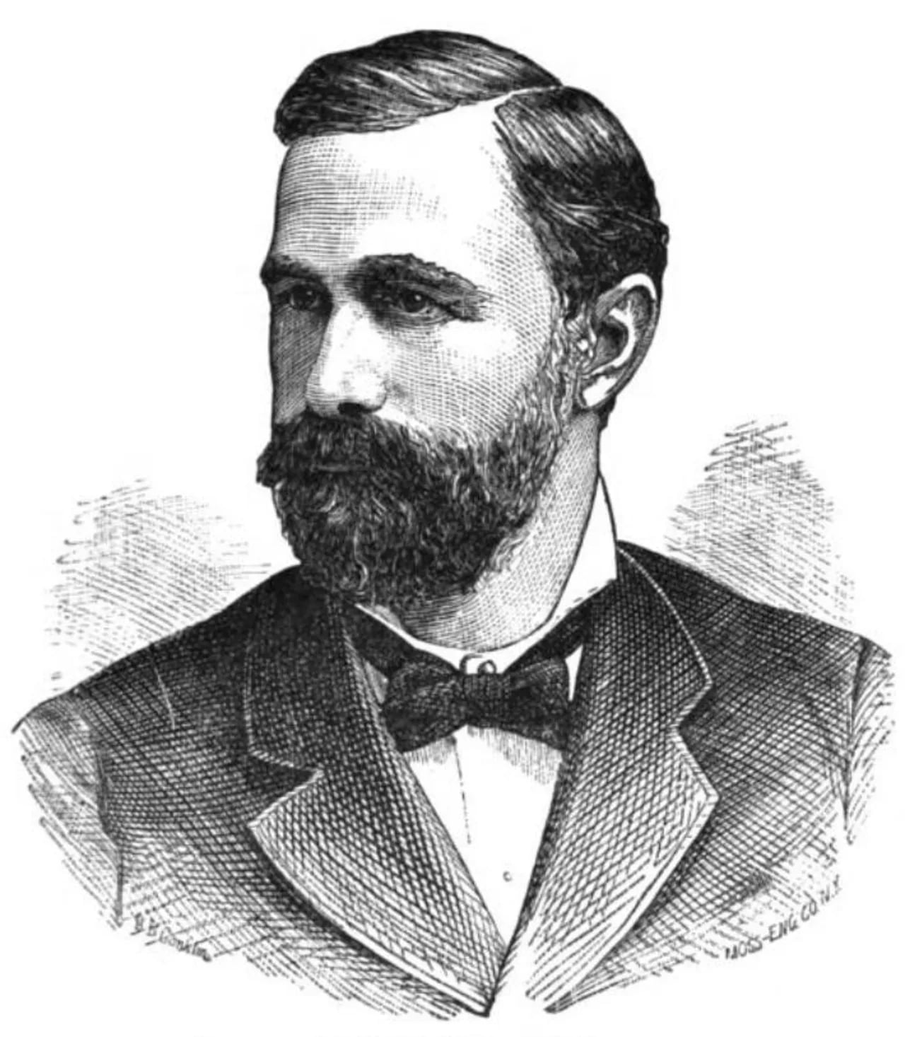Porträt von Frank K. Hain (1836–1896) – Gedenkseite