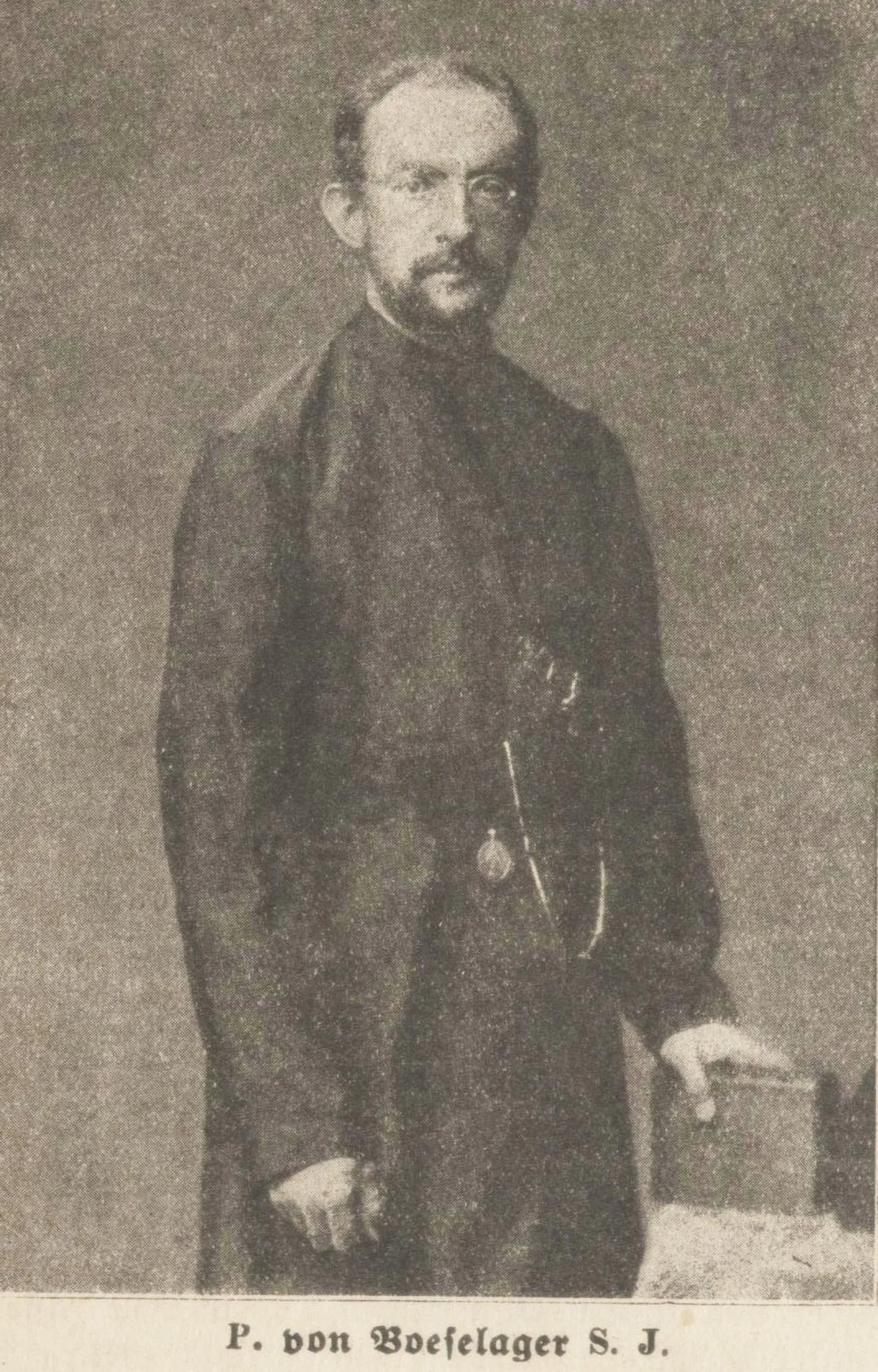 Porträt von Karl Freiherr von Boeselager (1848–1890) – Gedenkseite