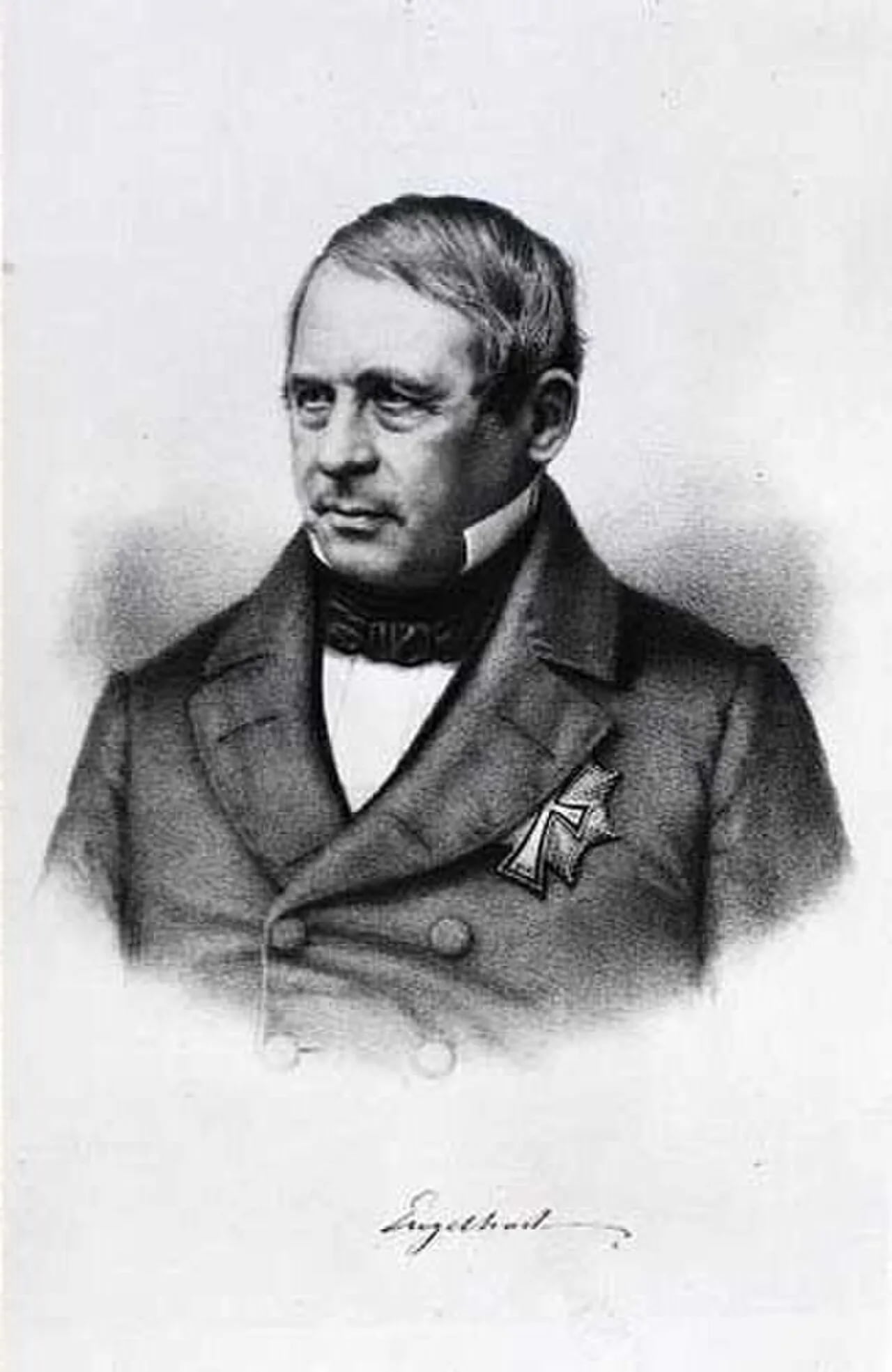 Porträt von Niels Engelhardt (1777–1863) – Gedenkseite