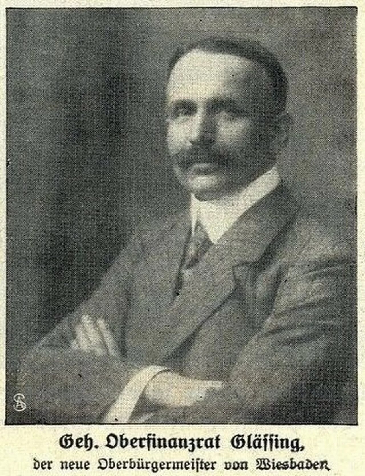 Porträt von Karl Glässing (1866–1952) – Gedenkseite
