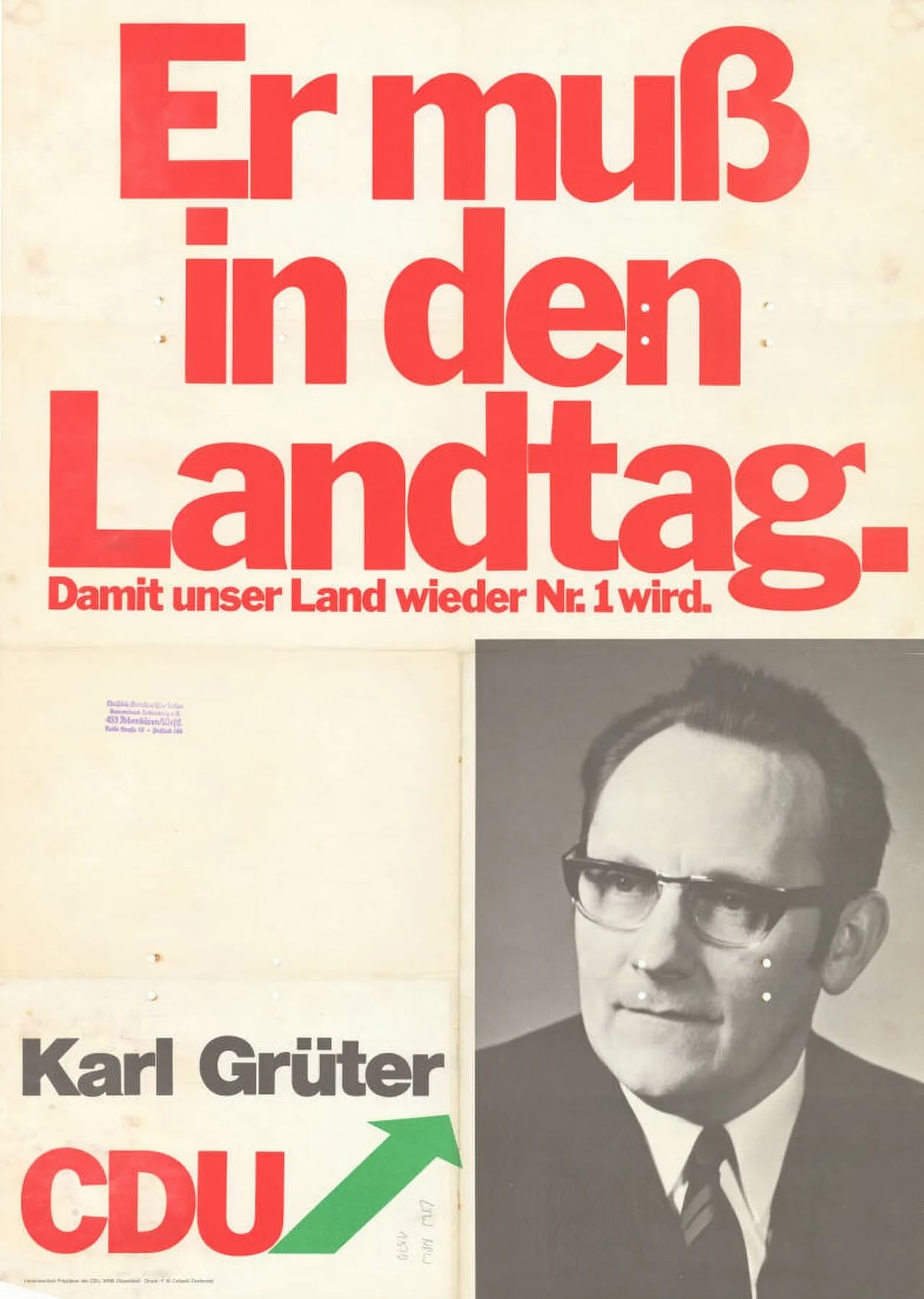 Porträt von Karl Grüter (1920–2006) – Gedenkseite